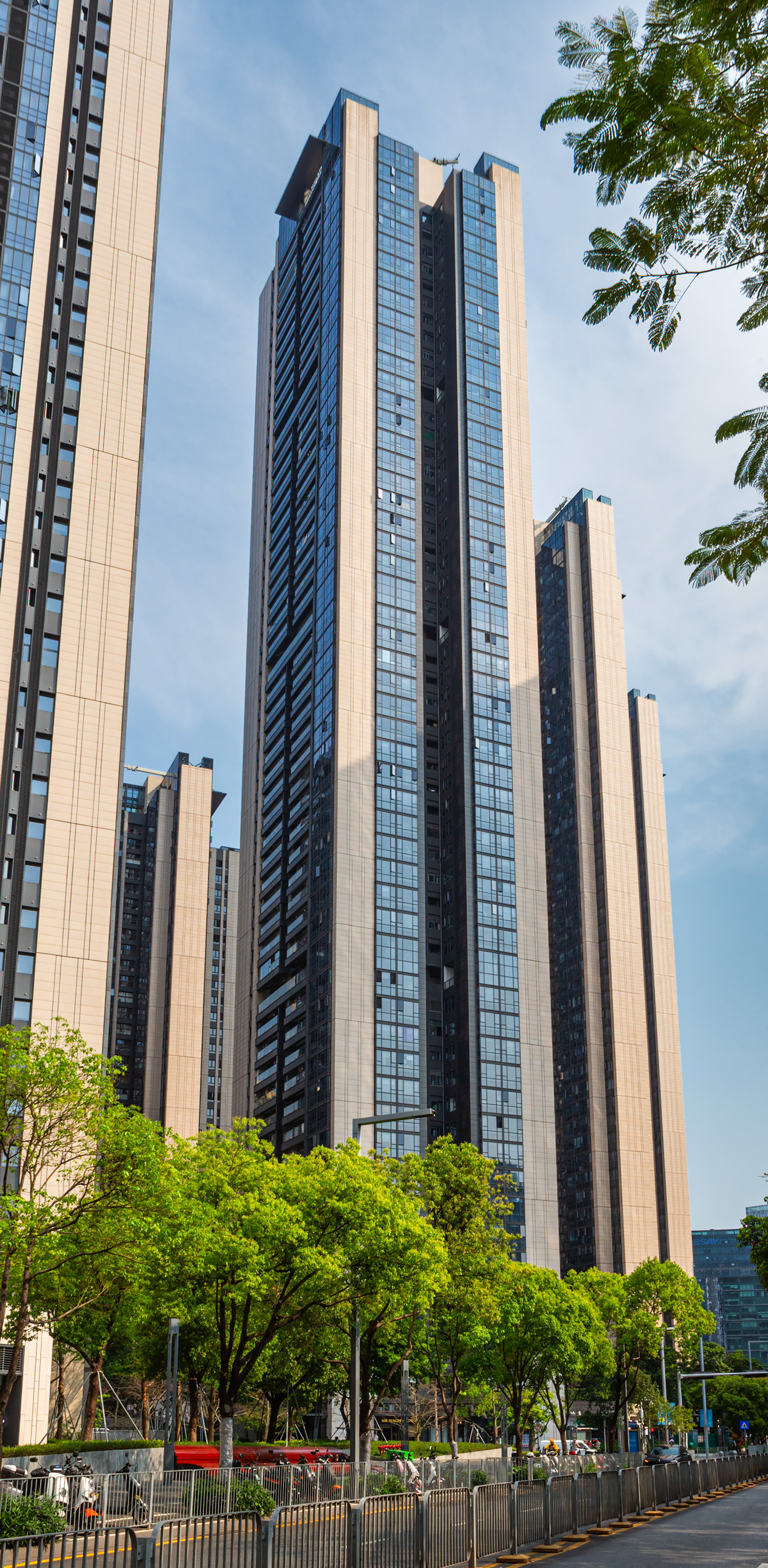 China Resources City Renfu Phase II Tower F - View from the north 