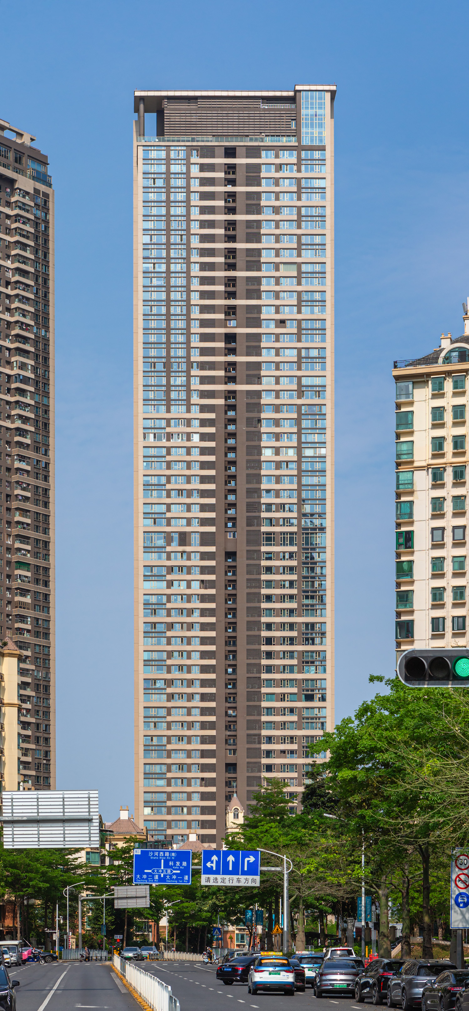 China Resources City Runfu Phase I Tower 1 - View from the west 