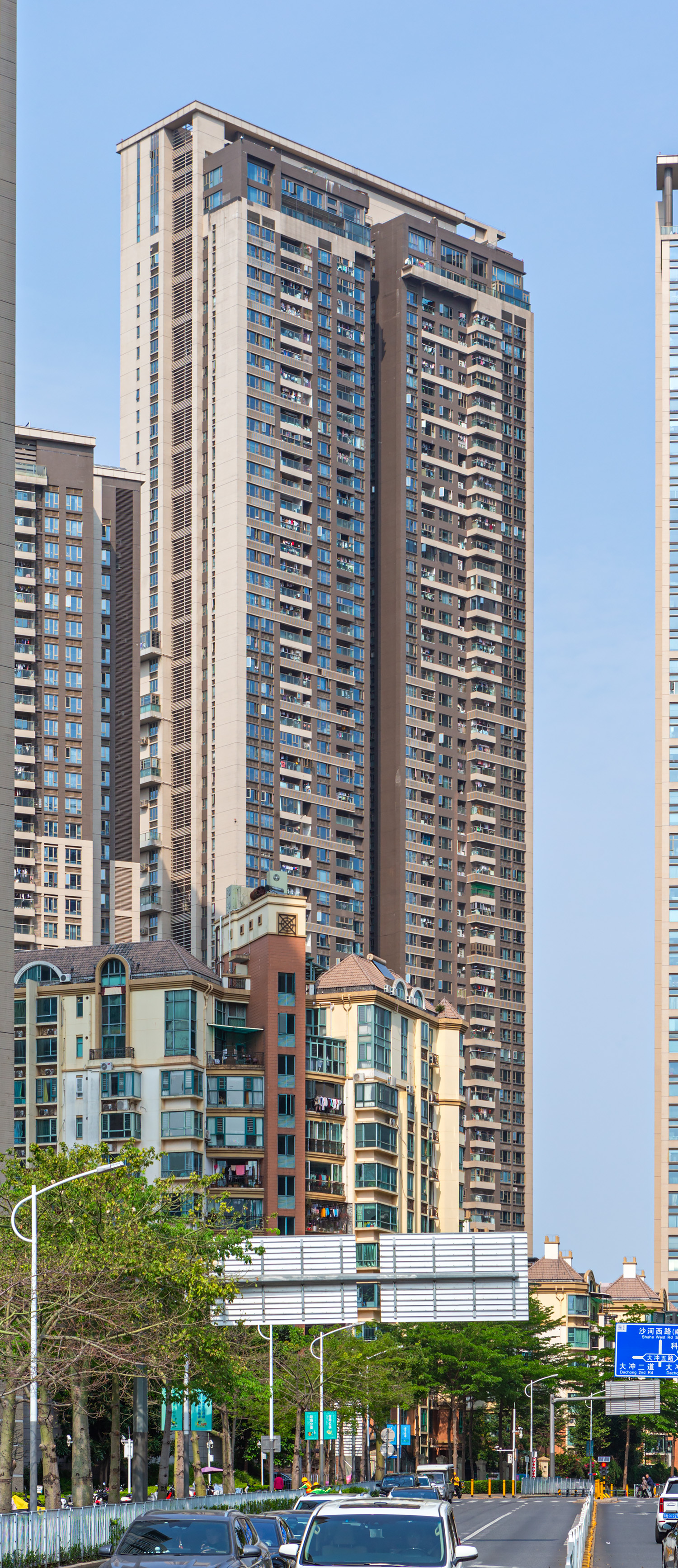 China Resources City Runfu Phase I Tower 2 - View from the west&nbsp;