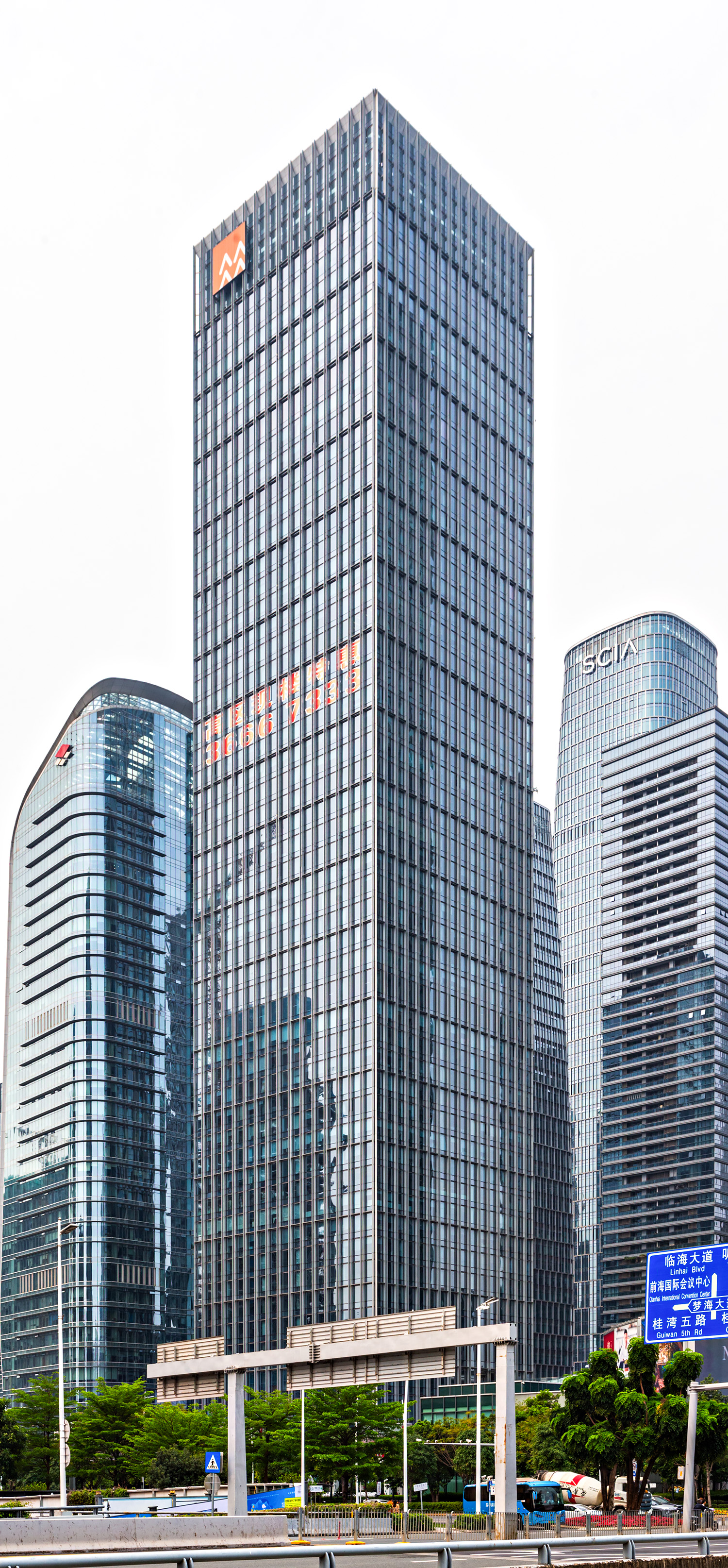 China Resources Qianhai Center Tower 5 - View from the northeast 