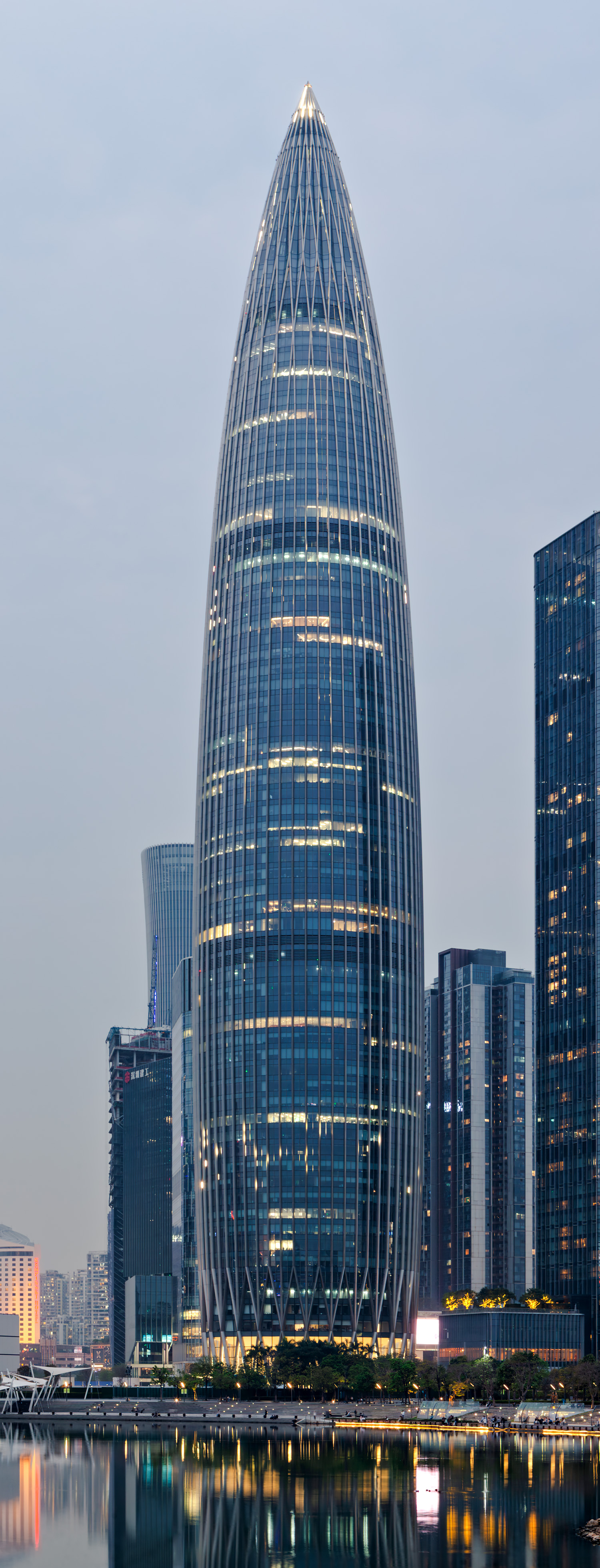 China Resources Tower - View from the southeast 