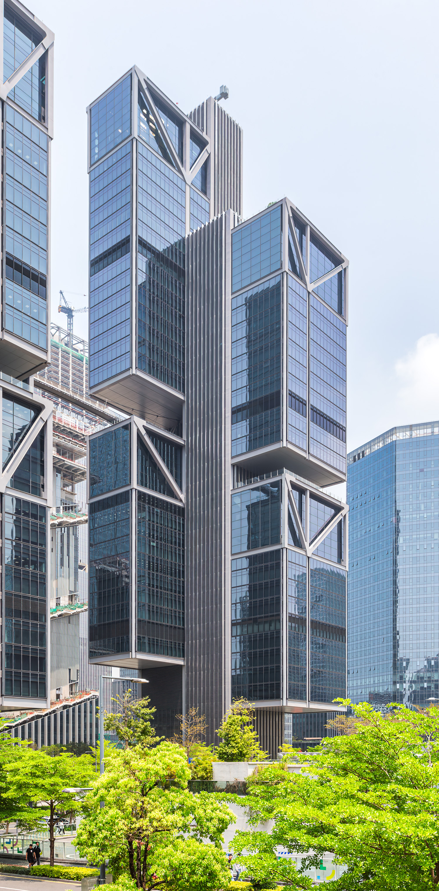 DJI Headquarters Tower 1 - View from the southwest&nbsp;