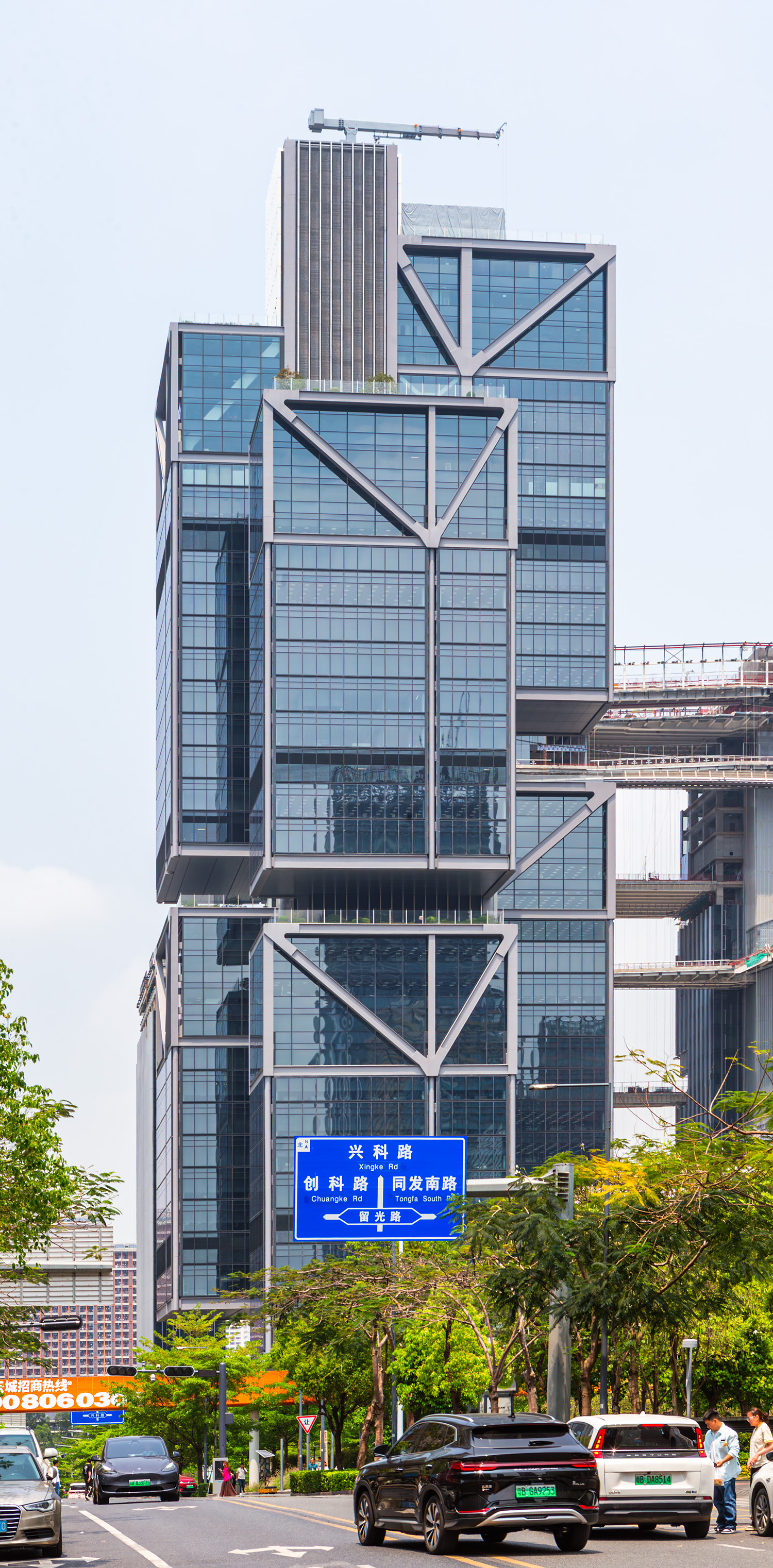 DJI Headquarters Tower 2 - View from the south&nbsp;