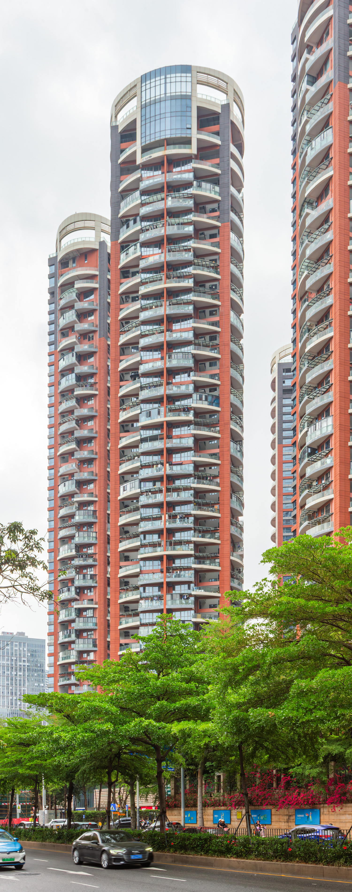 Dehong World Tower B - View from the south&nbsp;