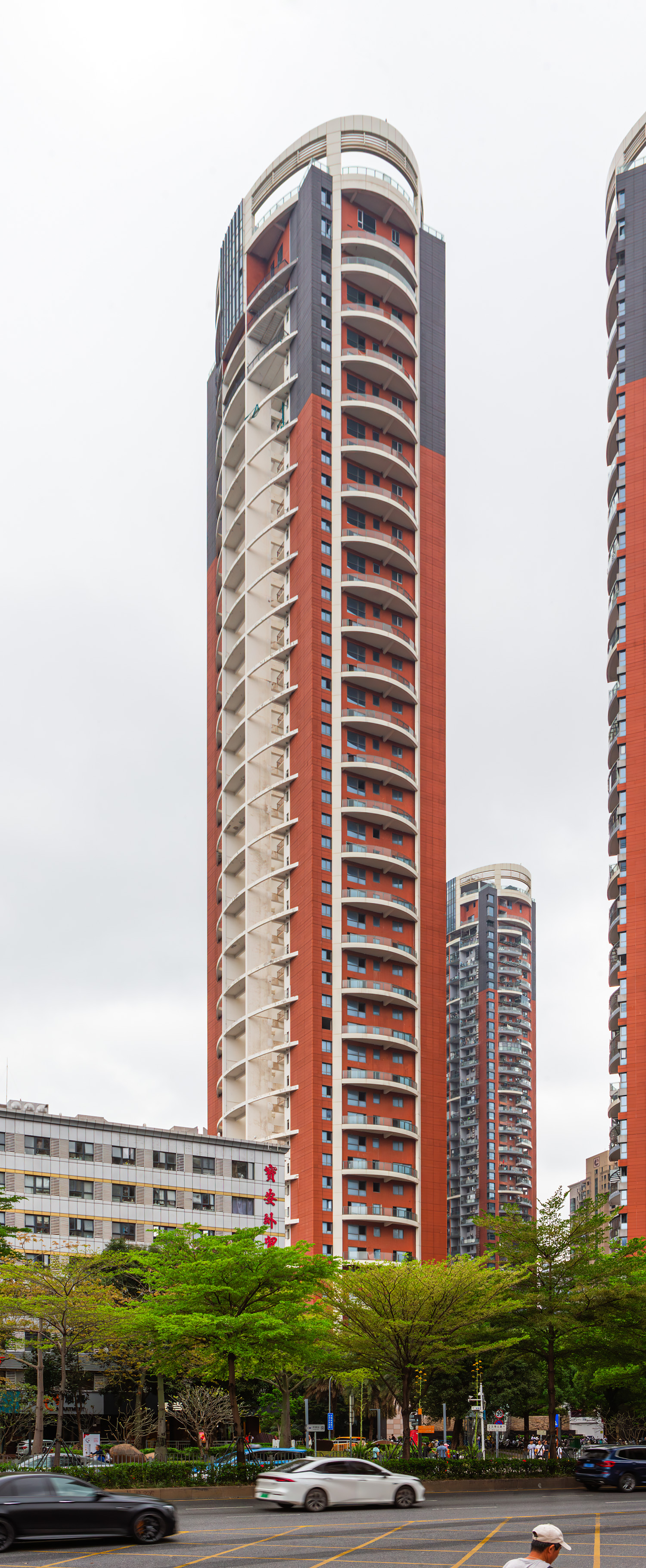 Dehong World Tower D - View from the west 