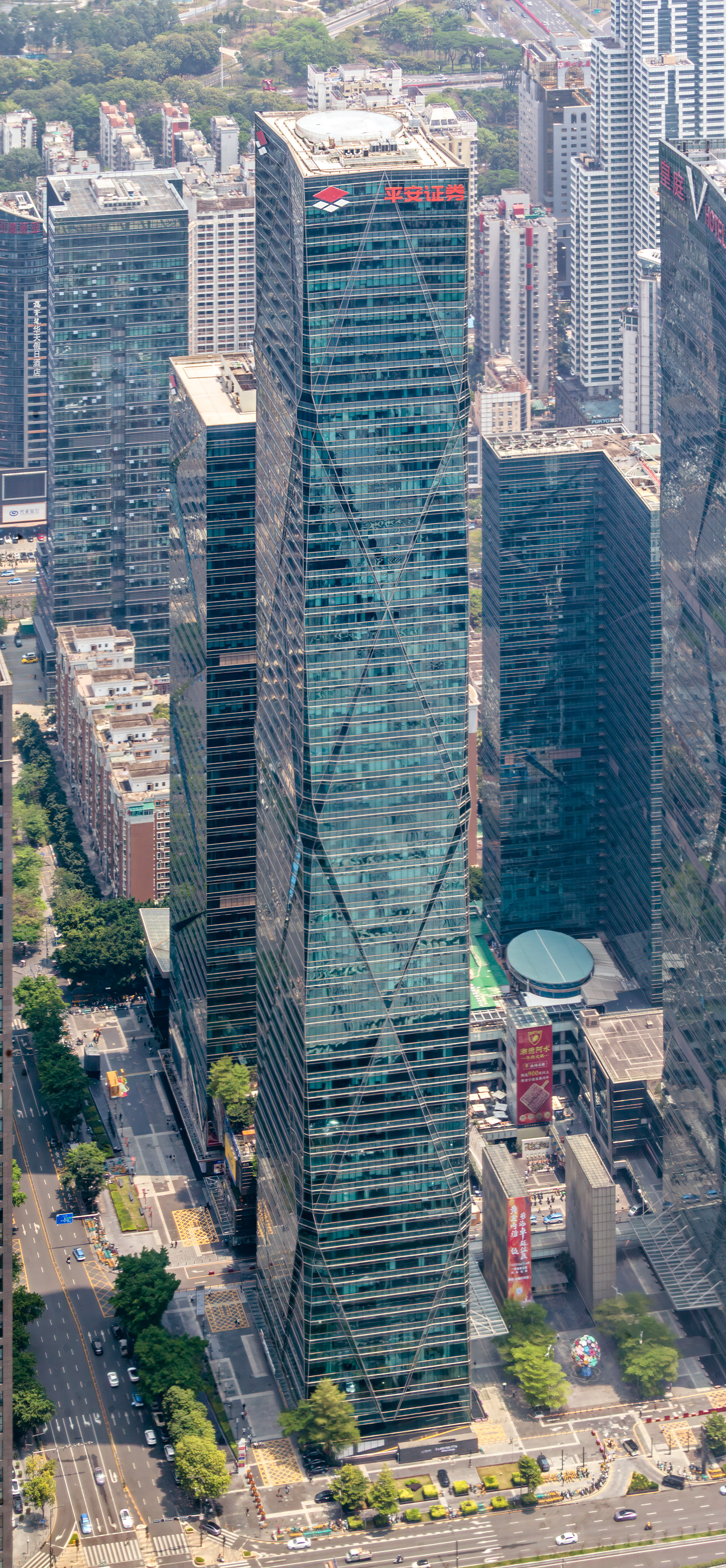 Excellence Century Plaza Tower 1 - View from Ping An Finance Center&nbsp;