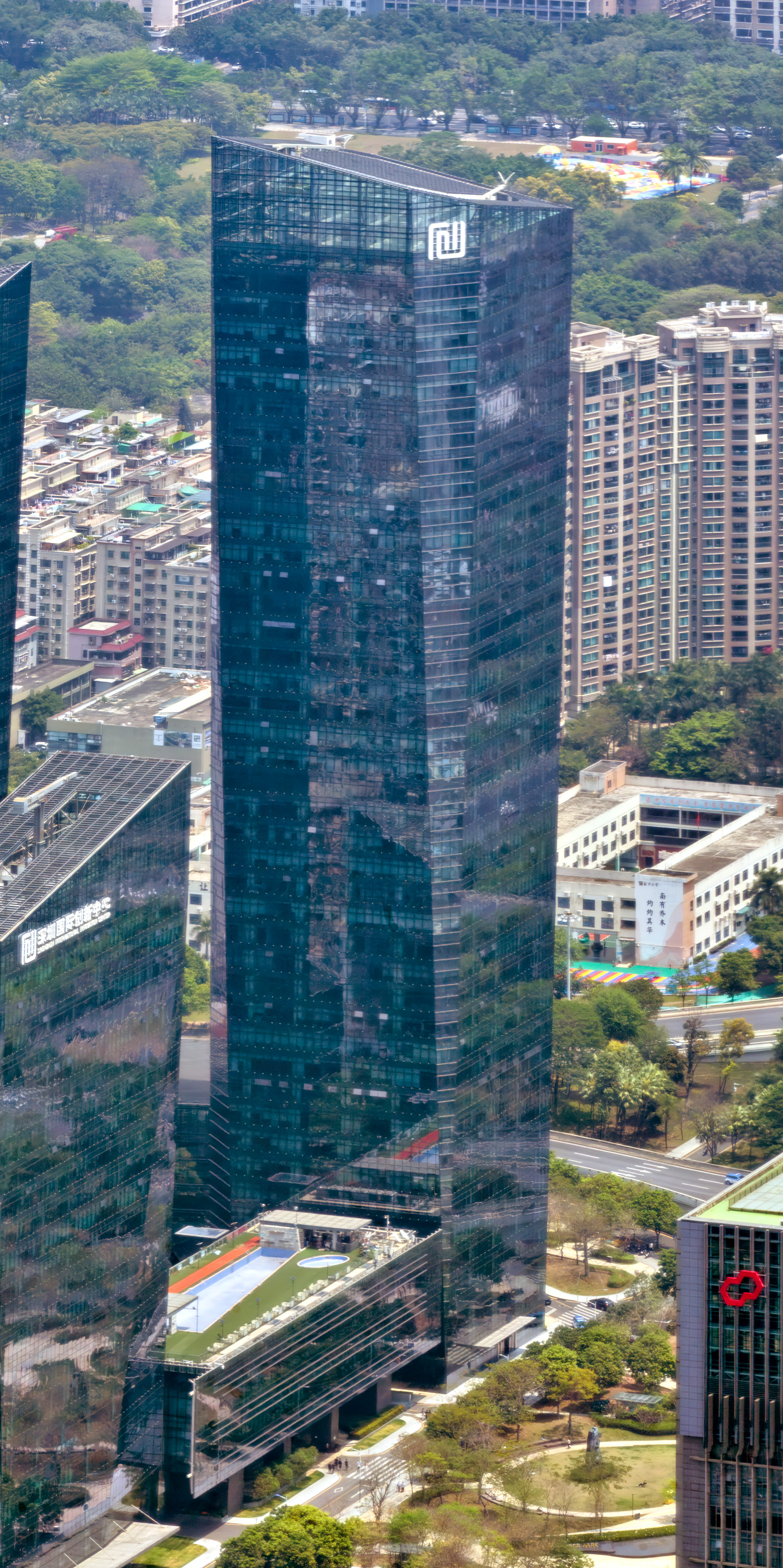 Futian Technology Plaza Tower 1 - View from Ping An Finance Center 