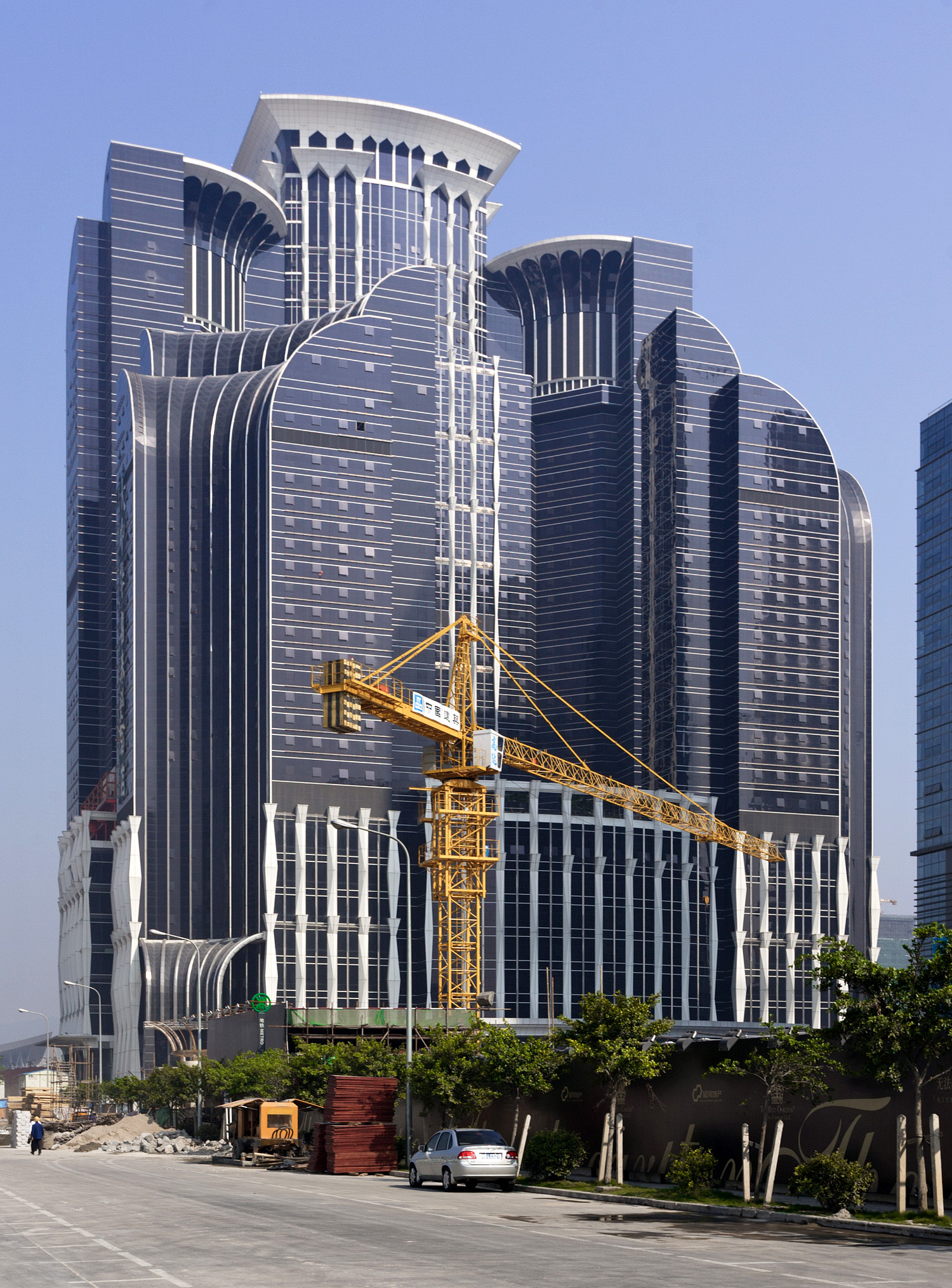Great China International Exchange Square - Behind the two smaller towers 