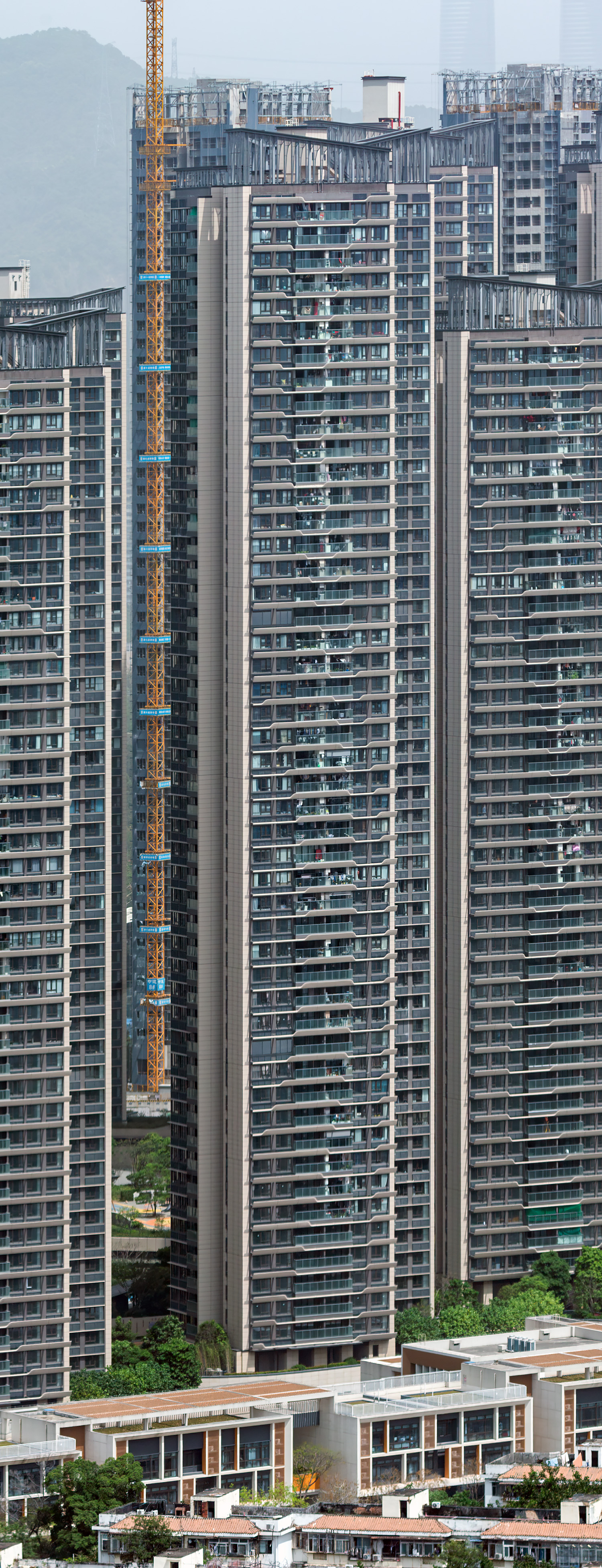 Huafu Village East District Tower 4 - View from Huaqiang Plaza Hotel 
