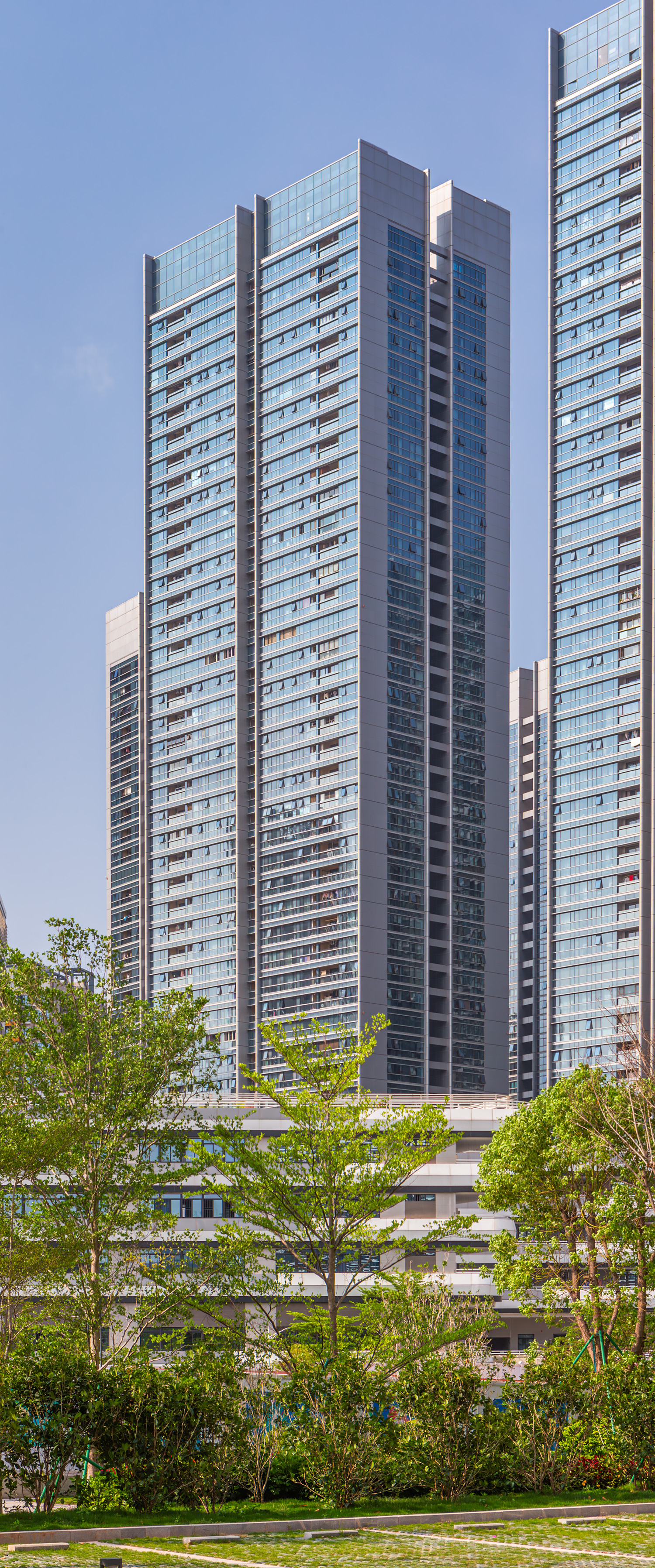 Longgang Jiuzuan Block 2B - View from the south 