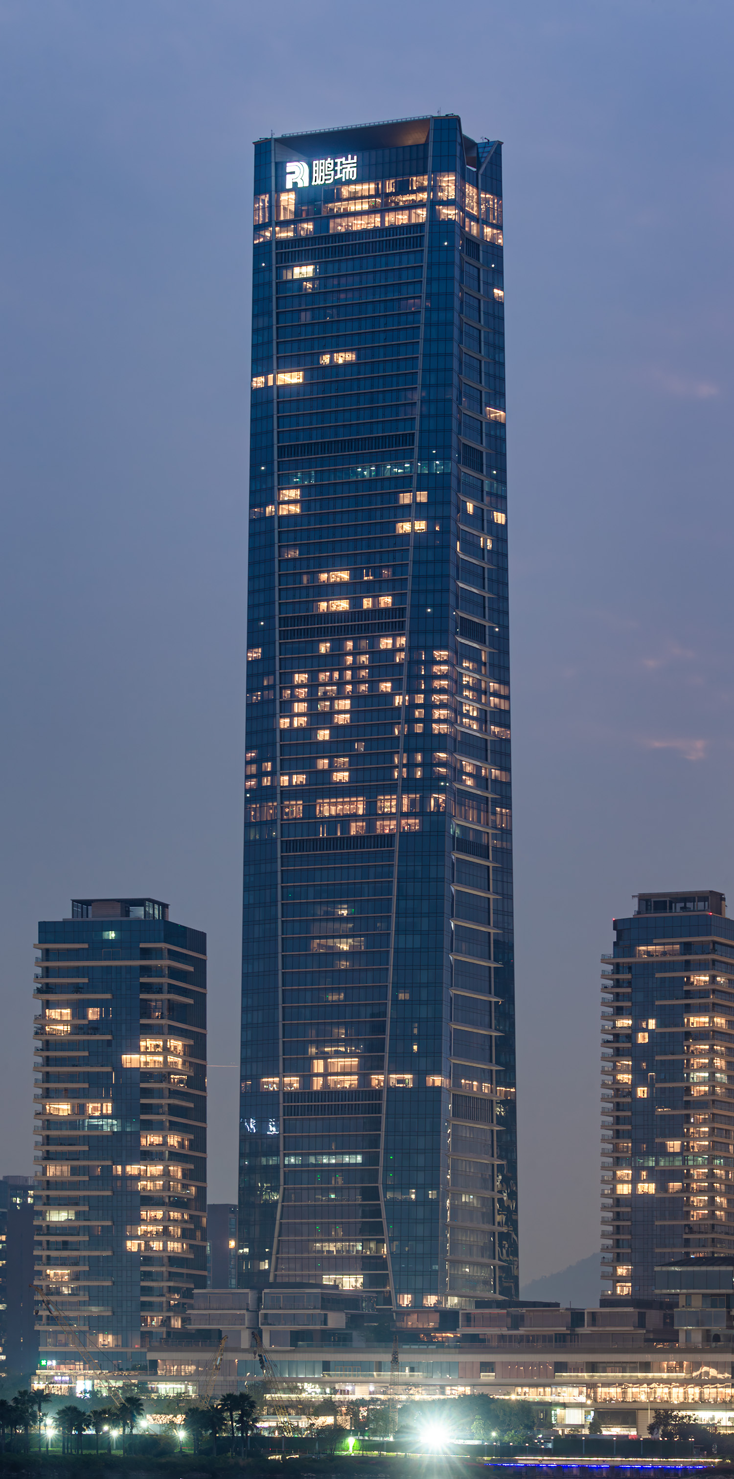 One Shenzhen Bay Tower 7 - View from the northeast 