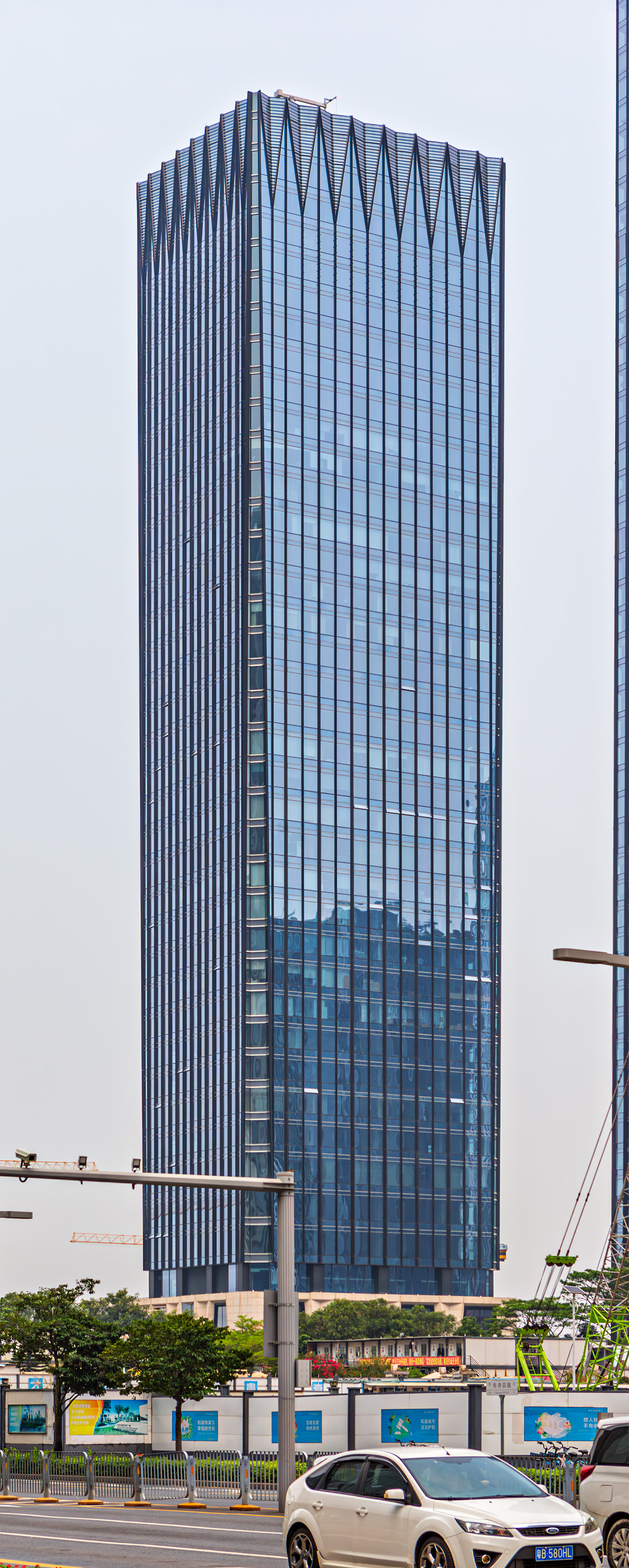 Qianhai Financial Centre Tower 2 - View from the southeast 