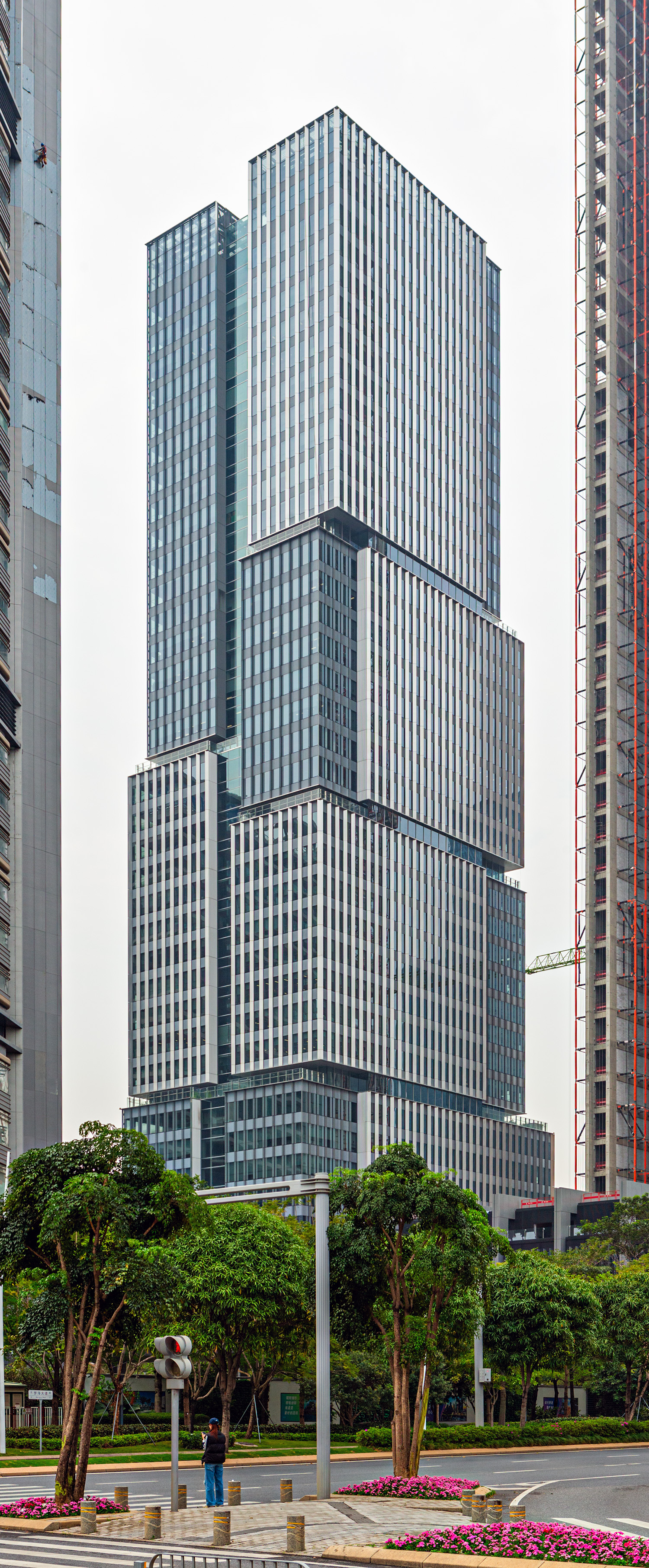 Qianhai Zhaolian Building - View from the northwest 