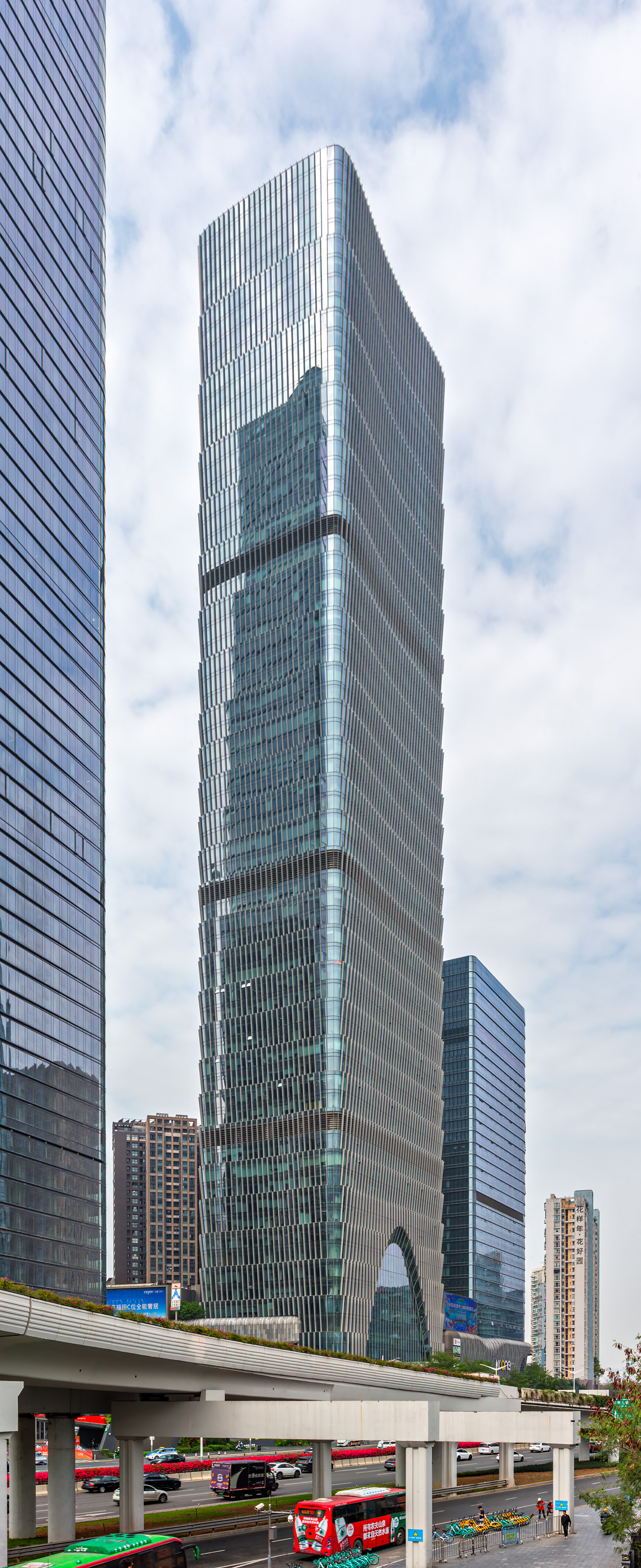 Riverfront Times Square - View from the northeast 