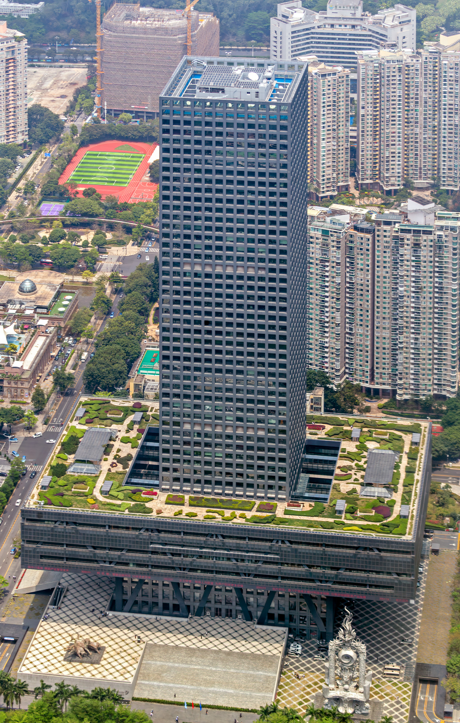 Shenzhen Stock Exchange - View from Ping An Finance Center 