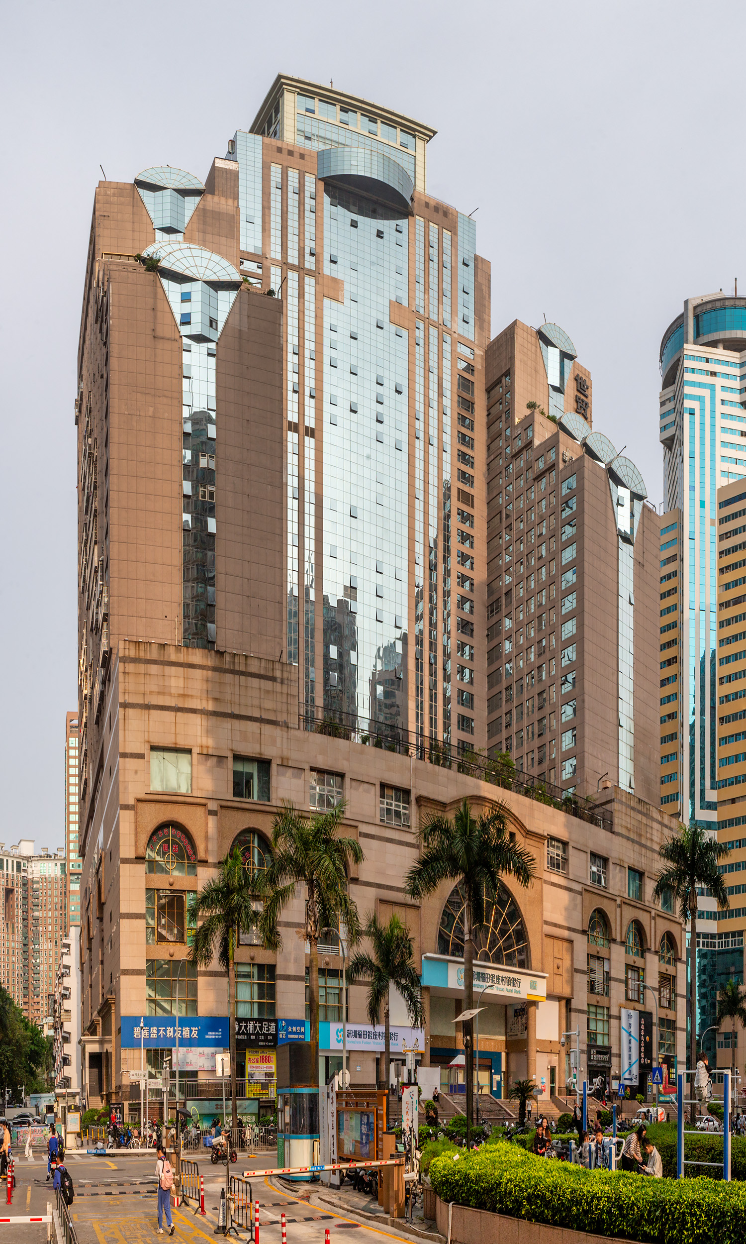 World Trade Plaza - Distorted panorama 