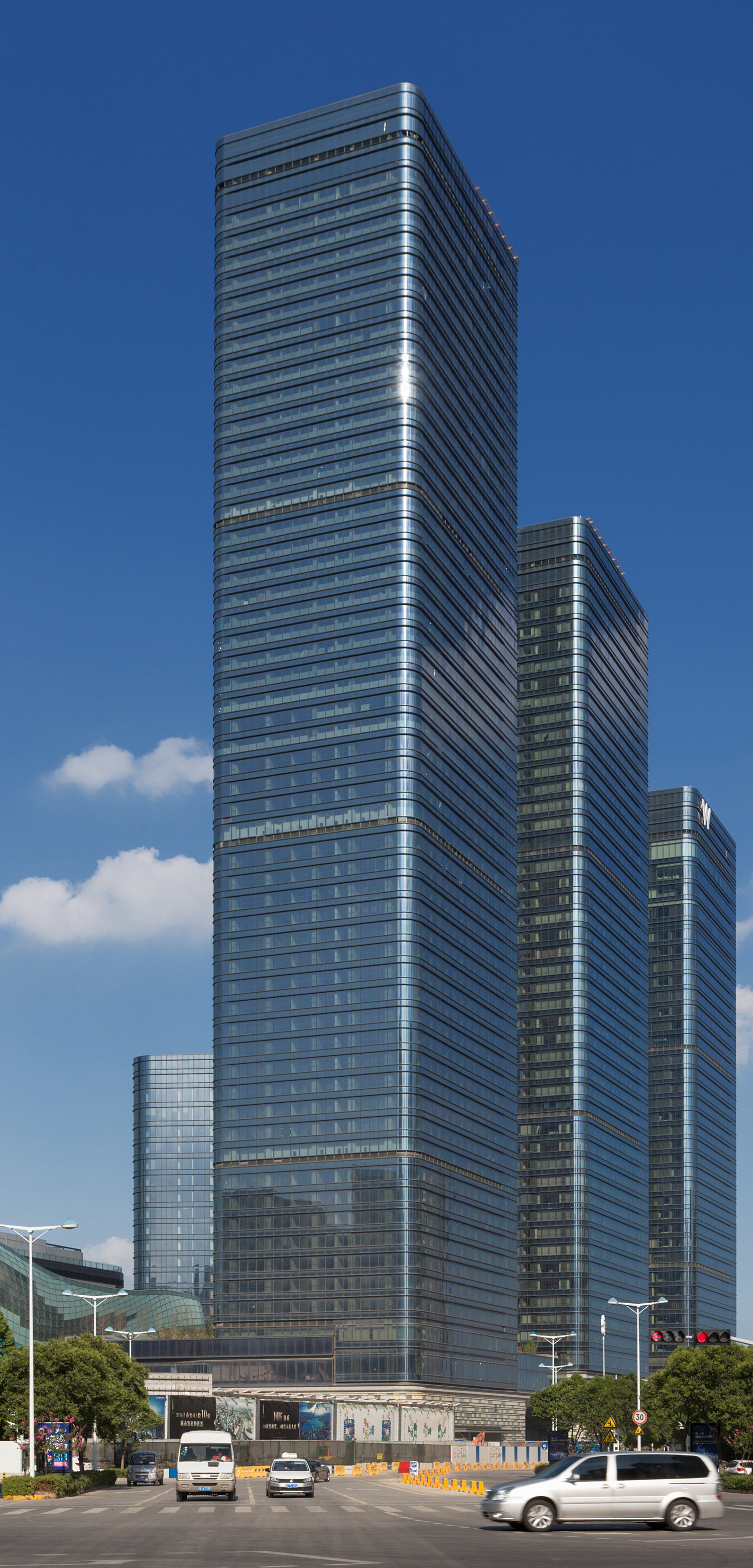 Suzhou Center Plaza Tower 1 - View from the west 