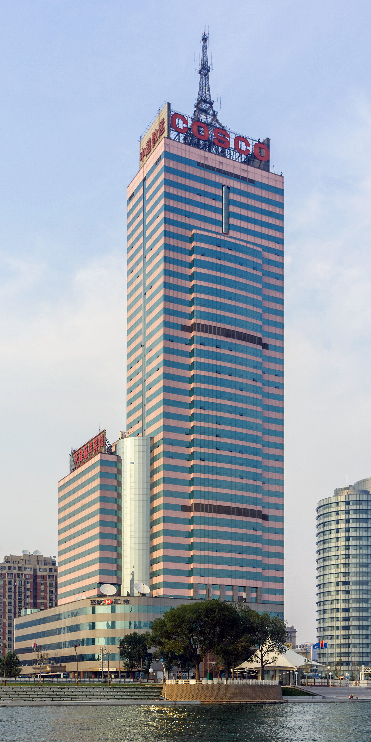 Tianjin Ocean Shipping Mansion - View from the southwest 