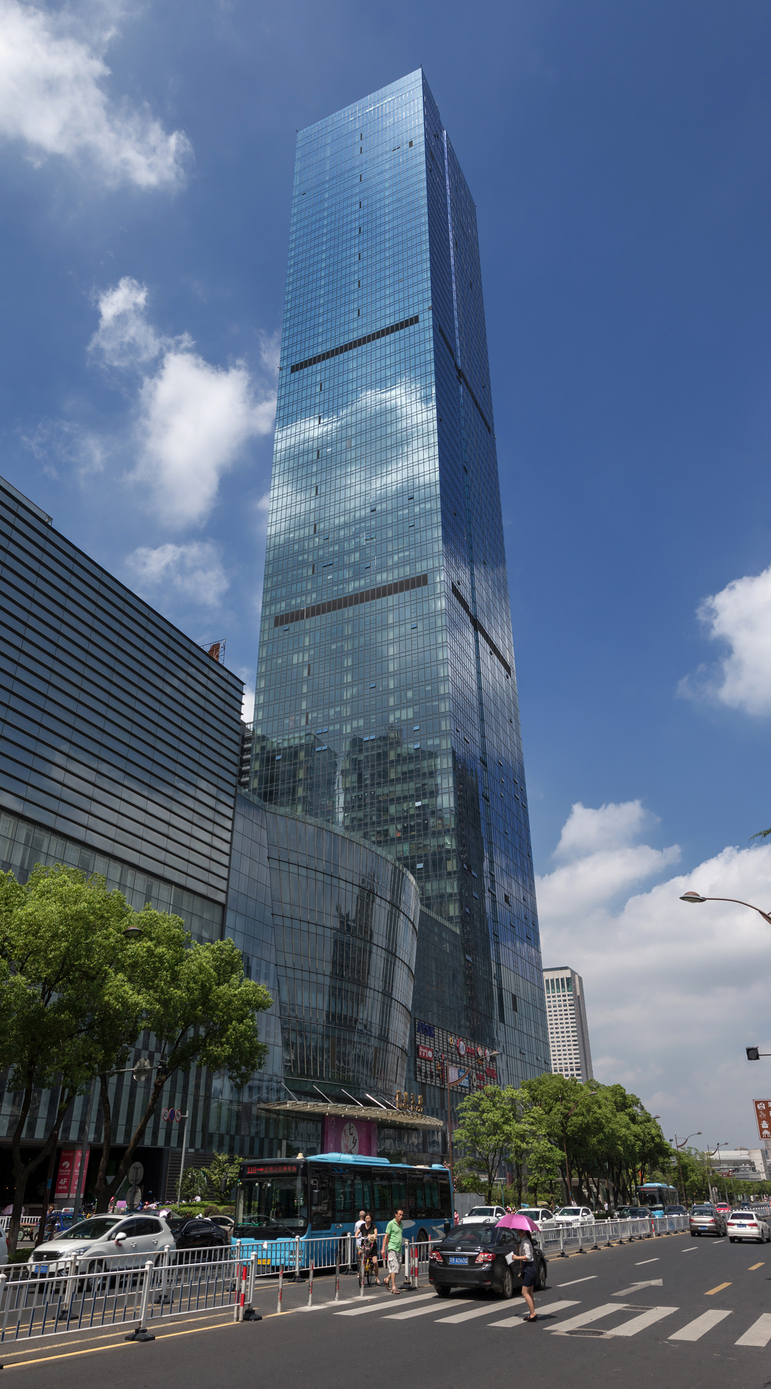 Wuxi Maoye City - Marriott Hotel - View from the east 
