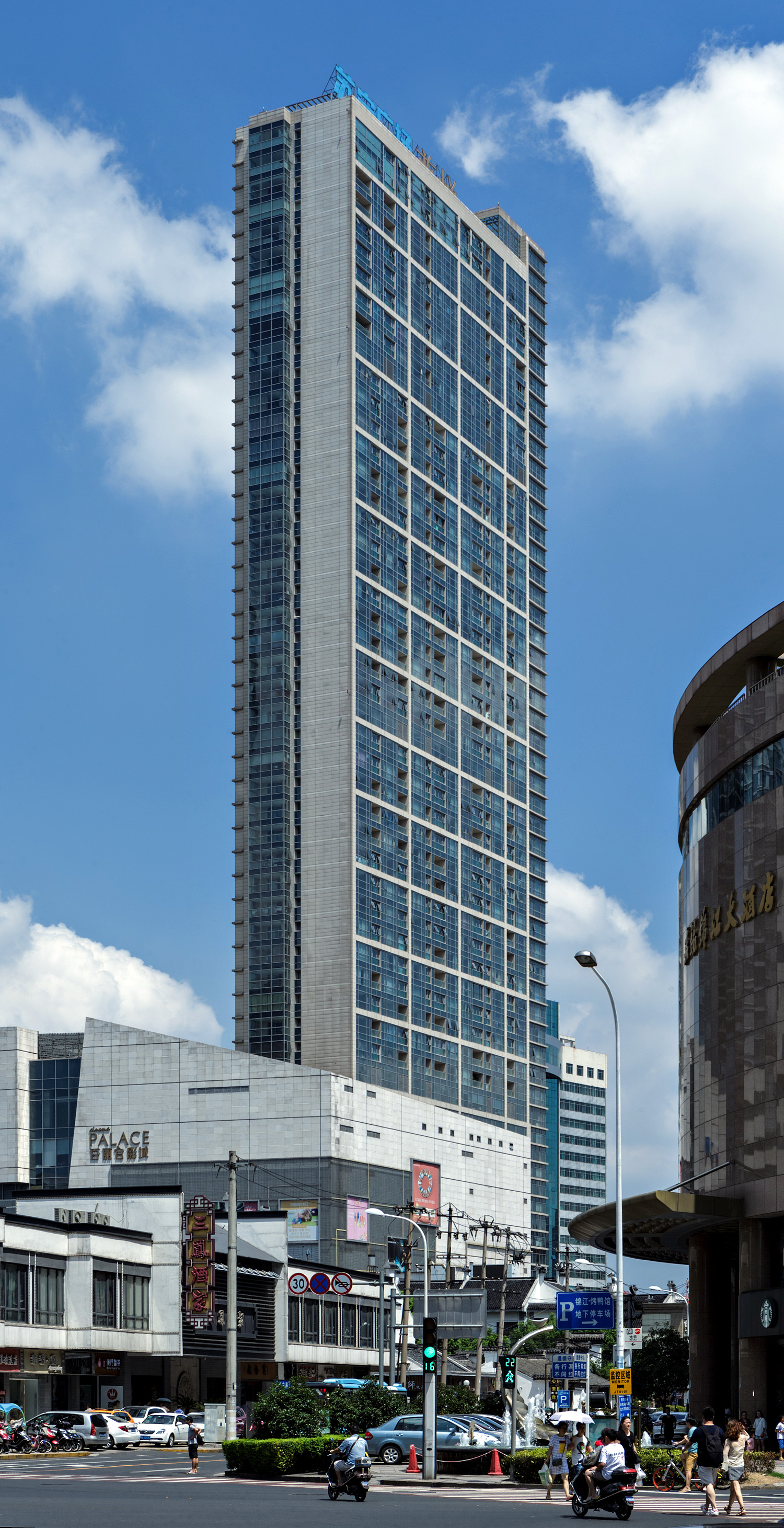 Wuxi Suning Plaza Tower 2 - View from the southwest 