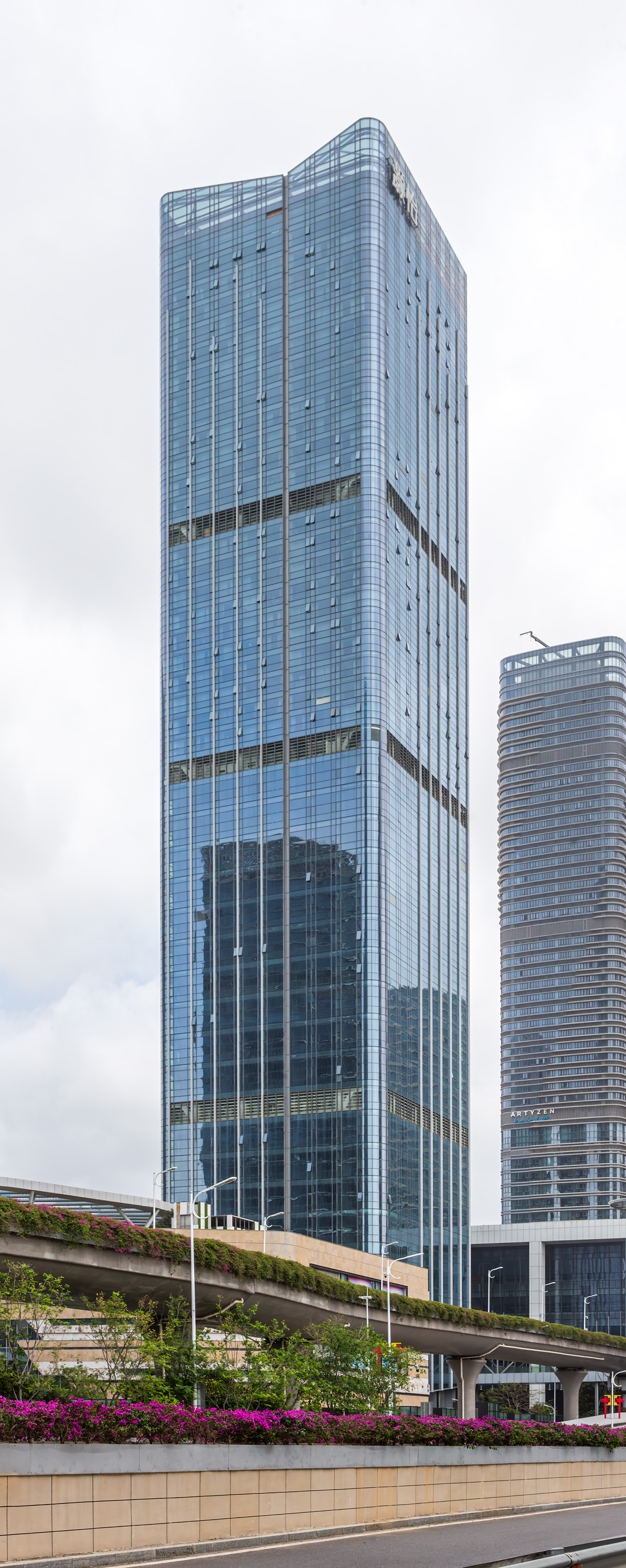 Haoyi Centre East Tower - View from the southeast 