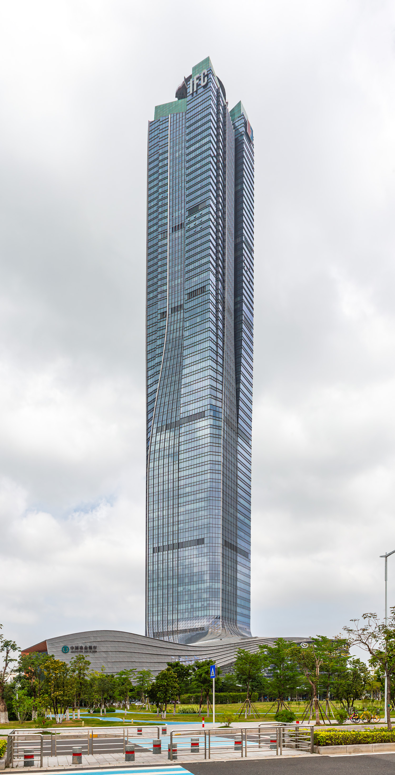 Hengqin International Finance Center - View from the southwest&nbsp;