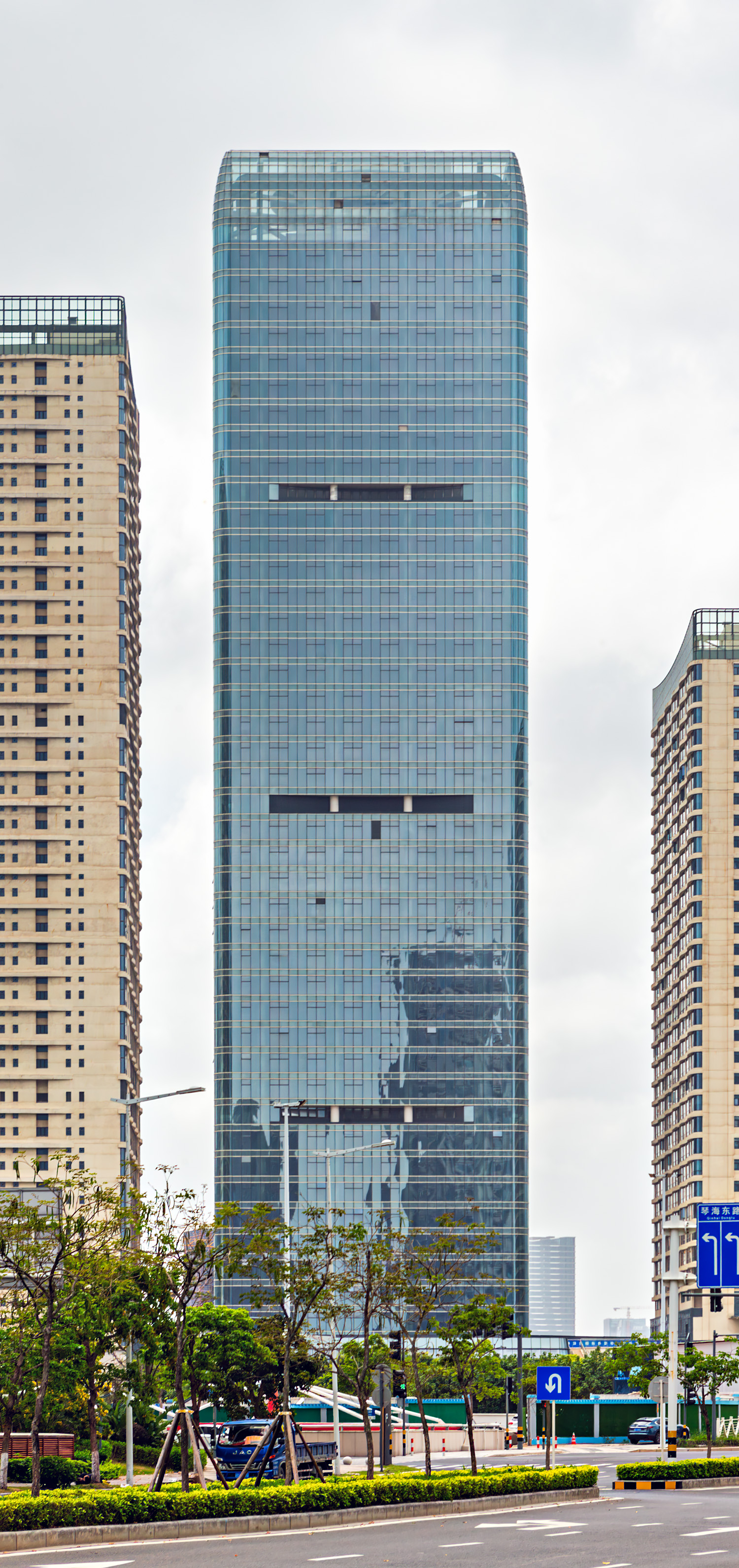 Pearl River International Financial Center - View from the east&nbsp;