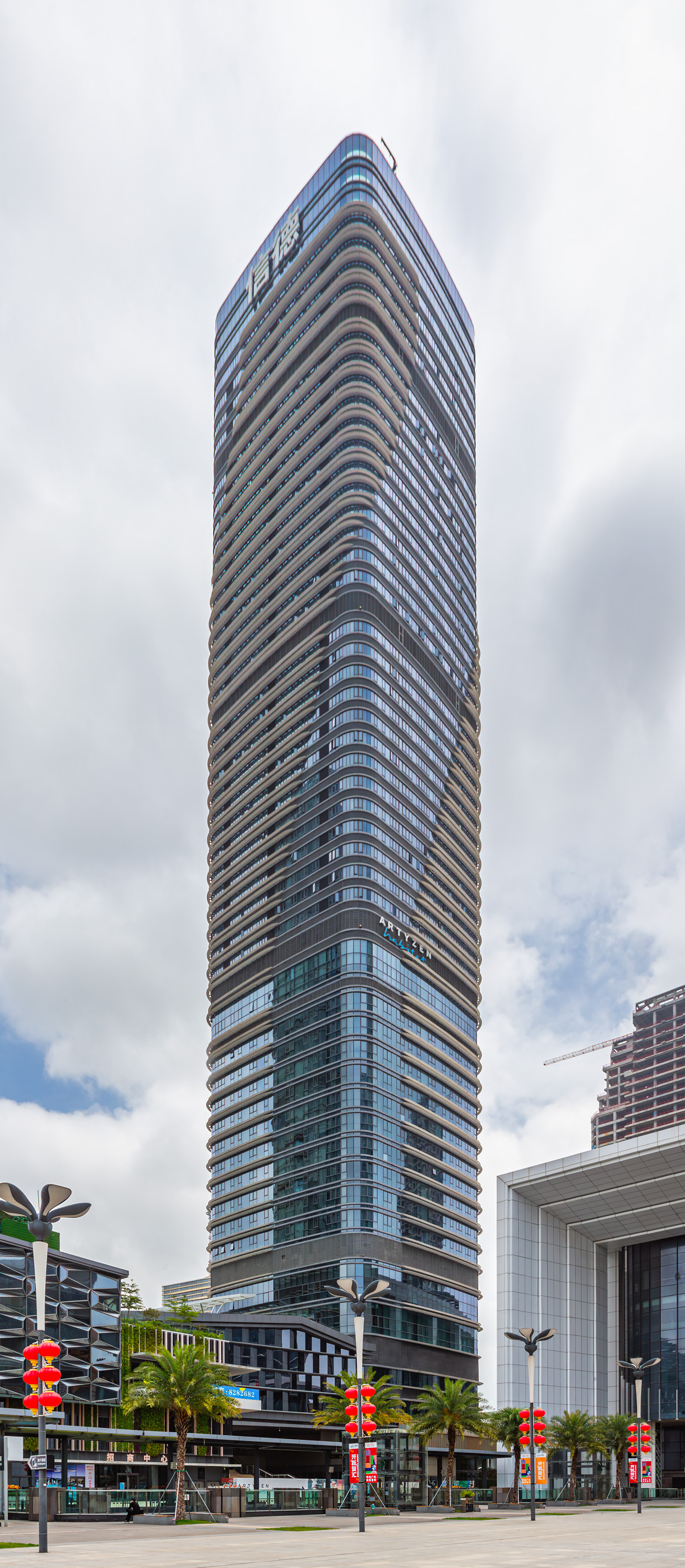 Zhuhai Hengqin Integrated Development 1 - View from the southwest 