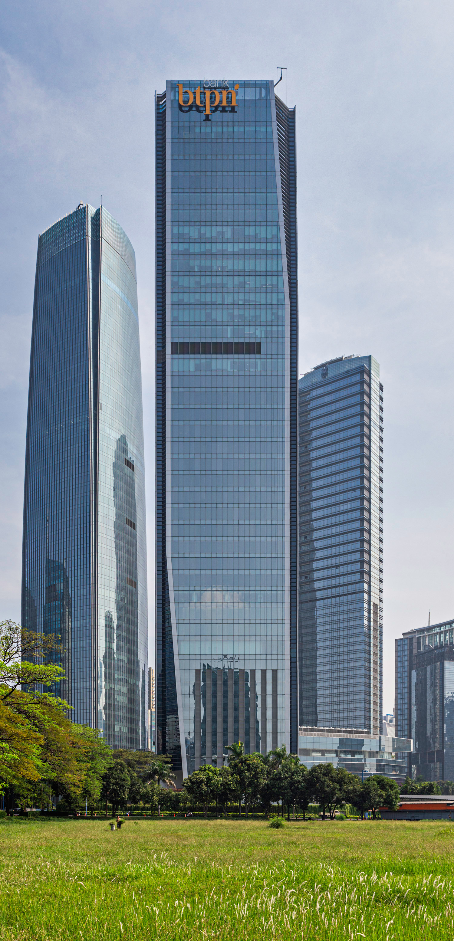 BTPN Office Tower - View from the southeast 