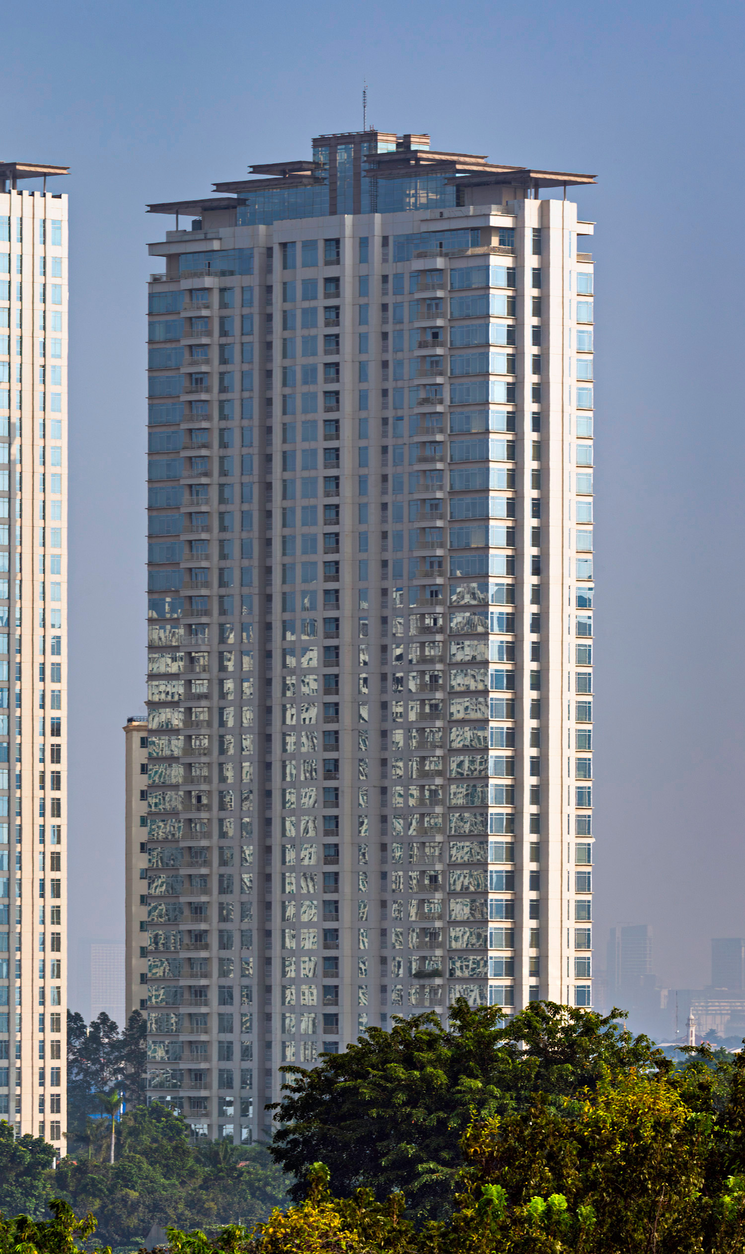 Botanica Residence Tower 3 - View from the east 