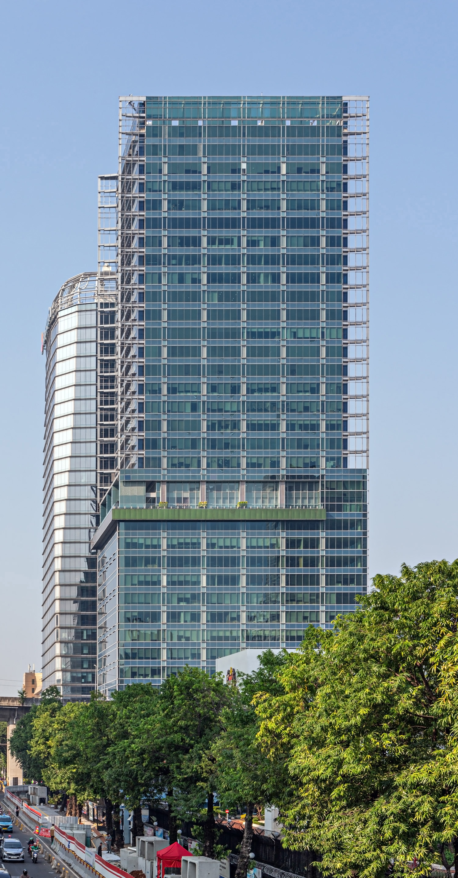 Cyber2 Tower - View from the north 