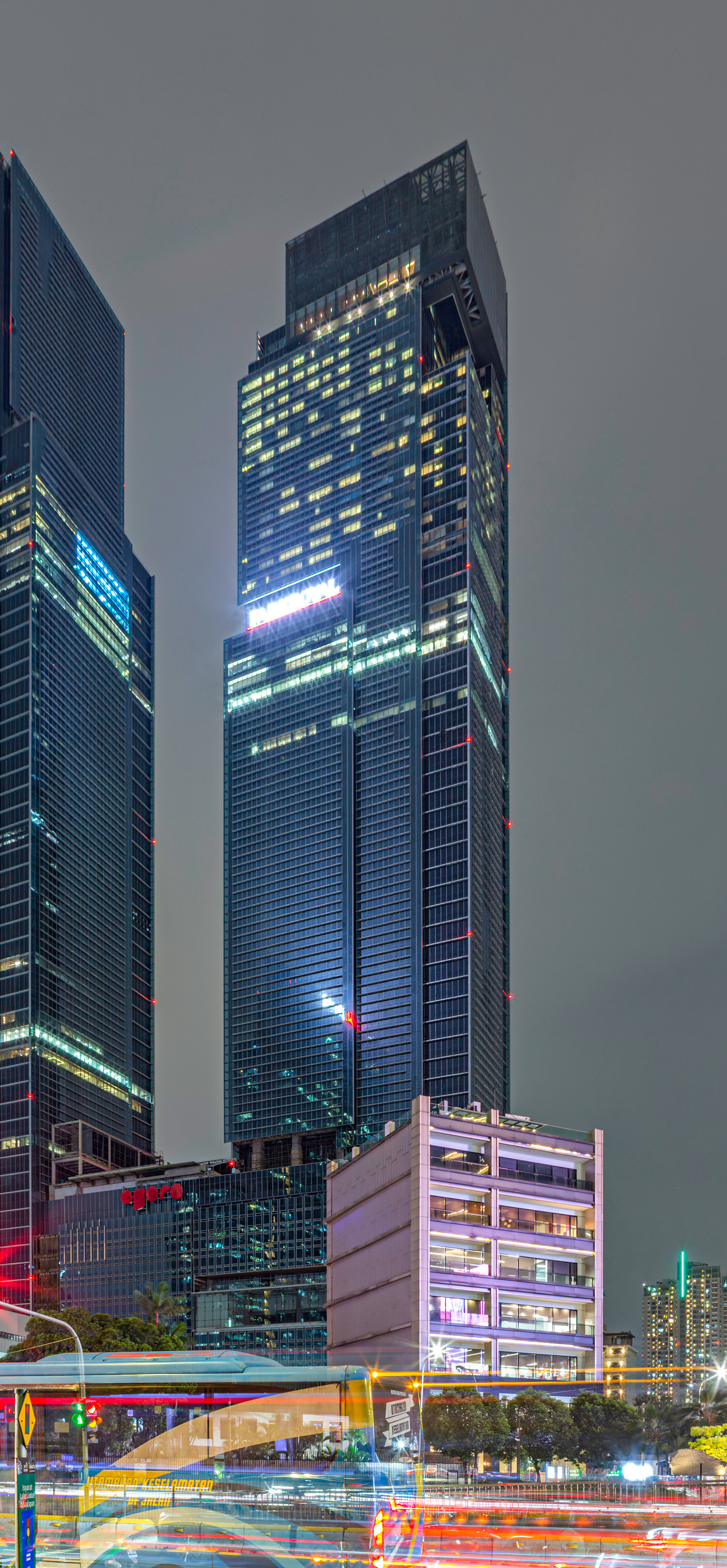 Luminary Tower - Night view from the east 