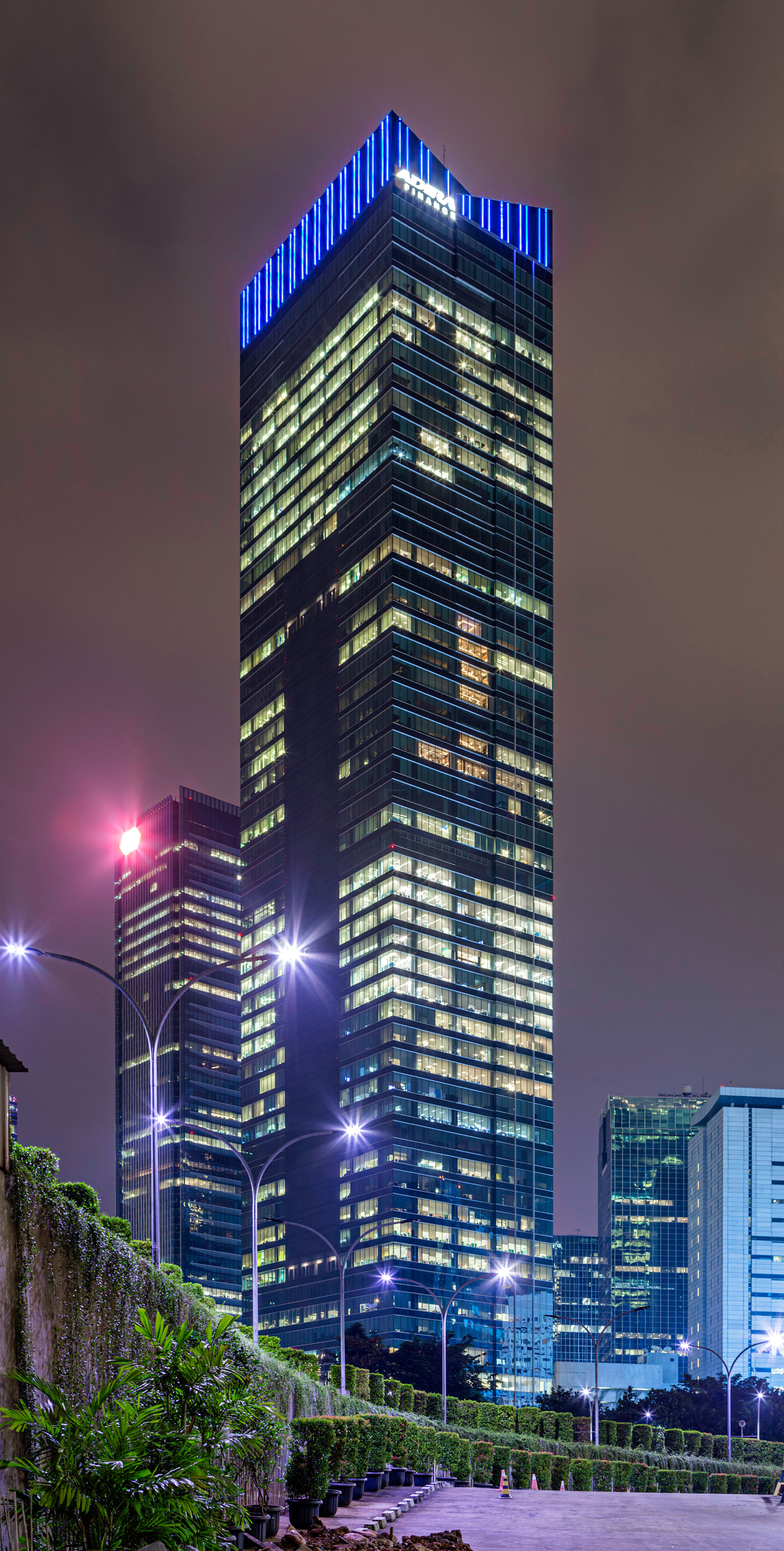 Millennium Centennial Center - Night view from the north 