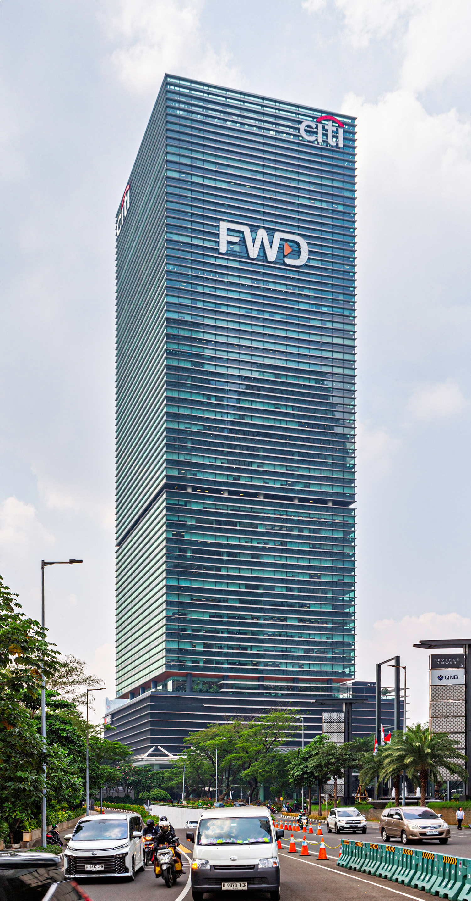 Pacific Century Place Jakarta - View from the west 