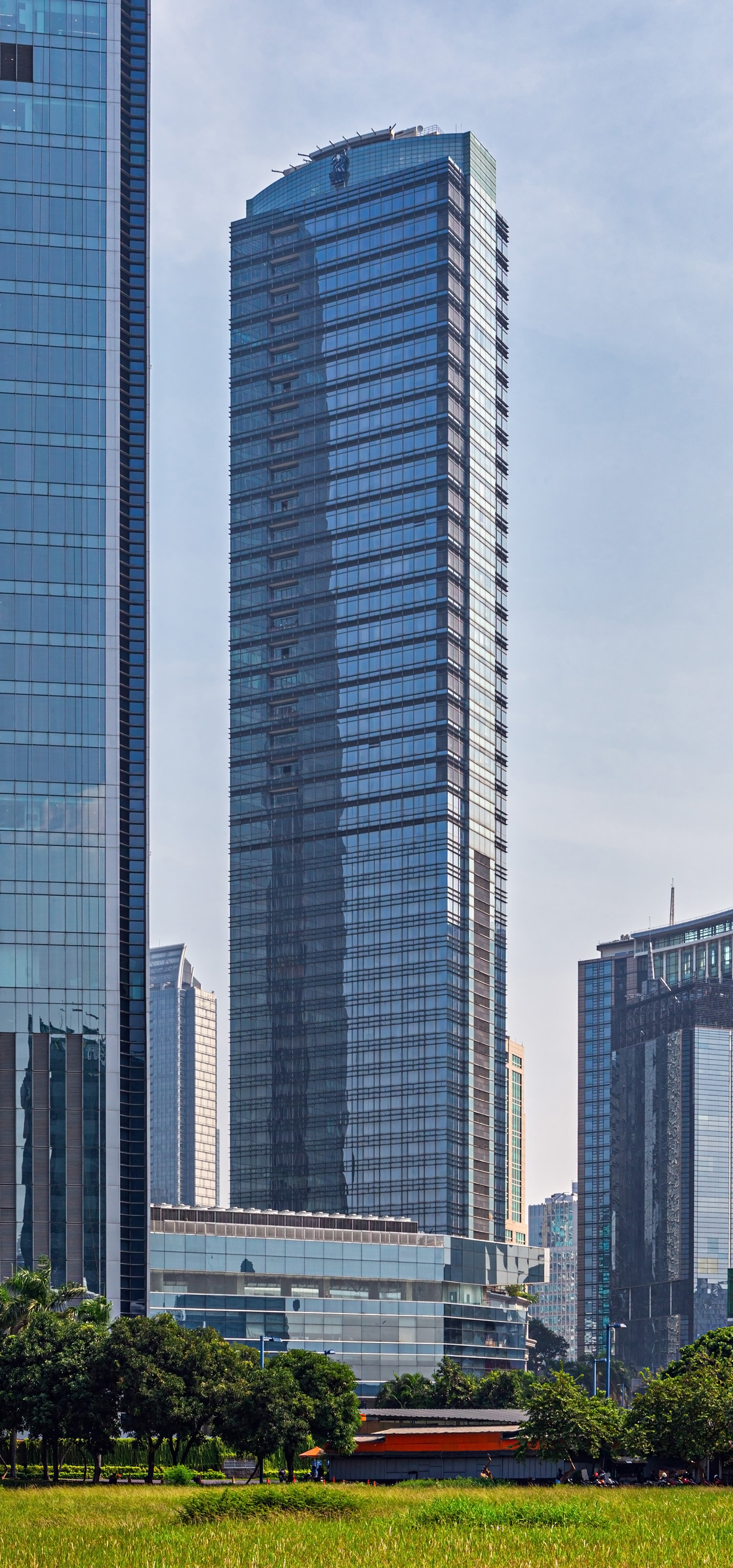 Ritz-Carlton Jakarta - View from the southeast 