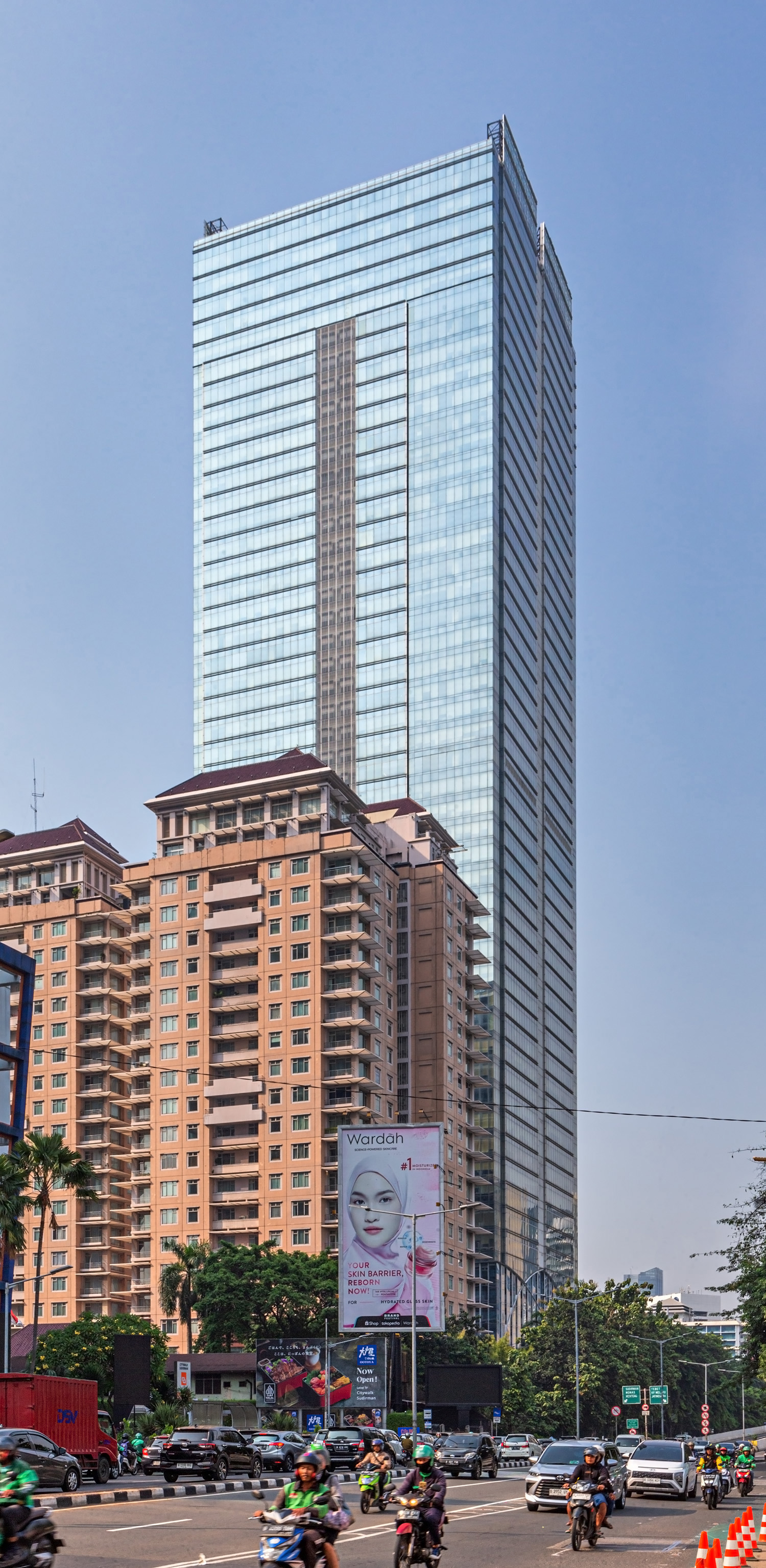 Sahid Sudirman Center - View from the north 