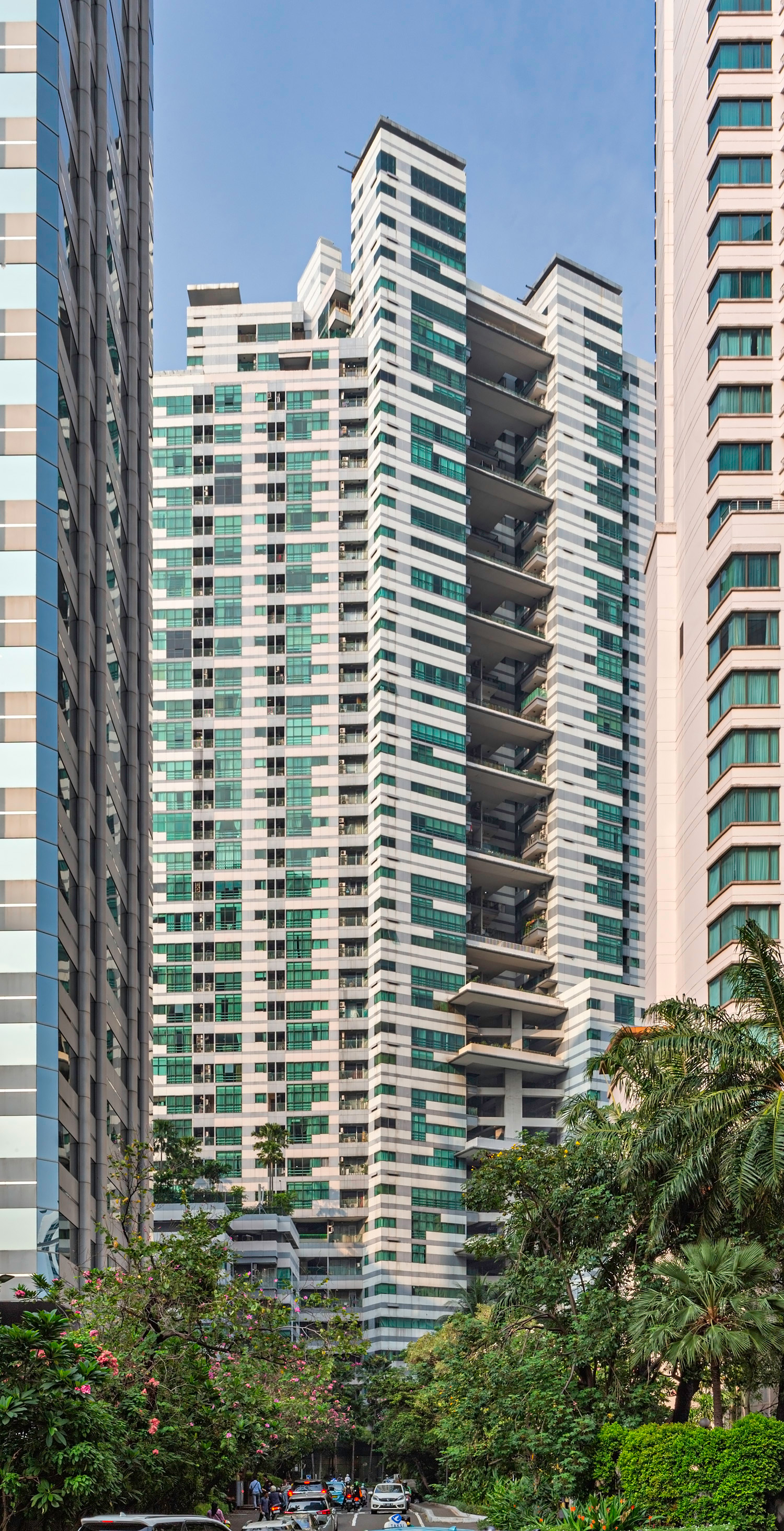 Sahid Surdirman Residence - View from the north 