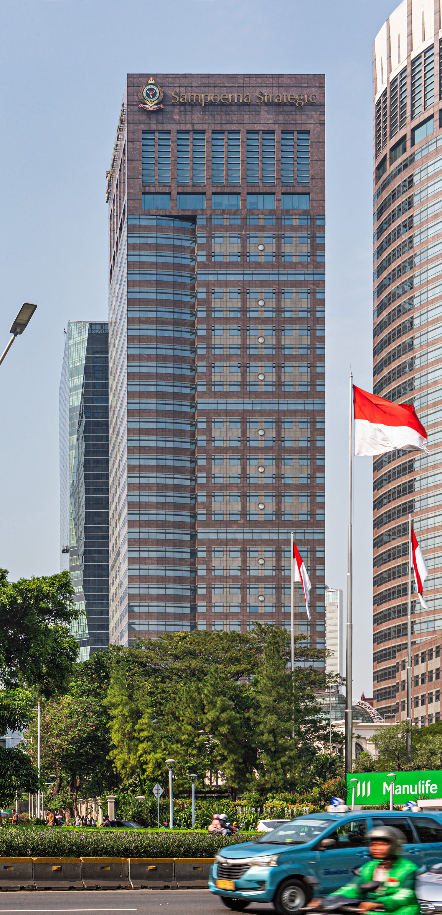 Sampoerna Strategic Square South Tower - View from the northwest 