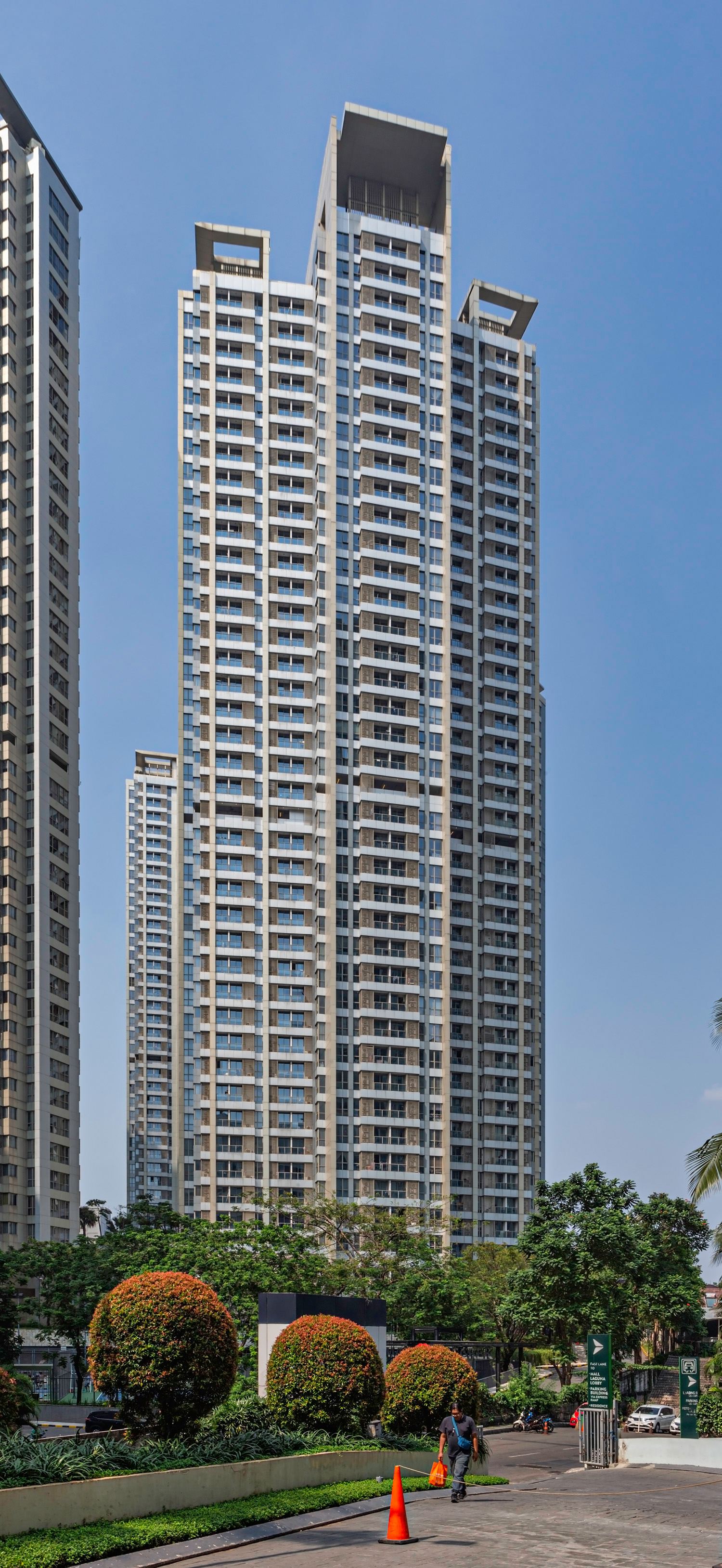 Taman Anggrek Residences Tower A - View from the north 