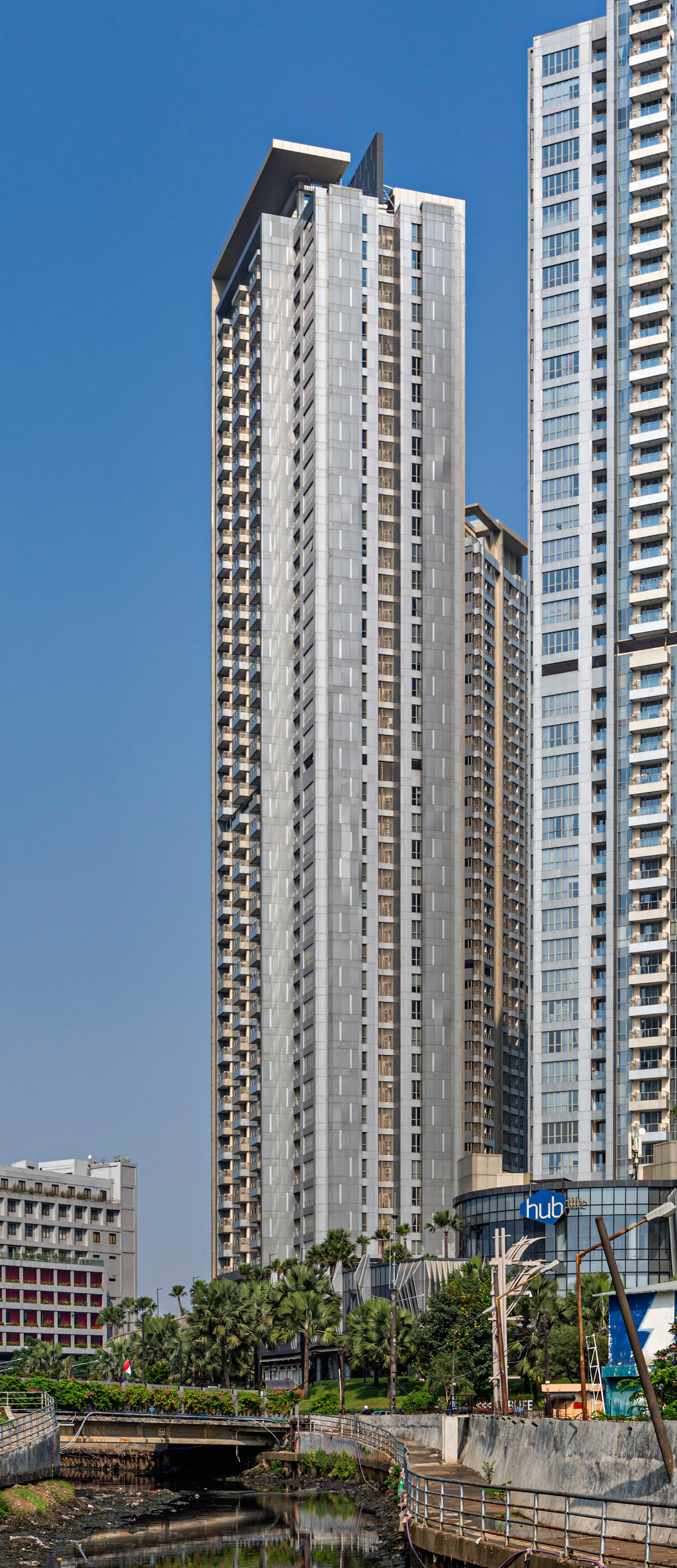 Taman Anggrek Residences Tower D - View from the northeast 
