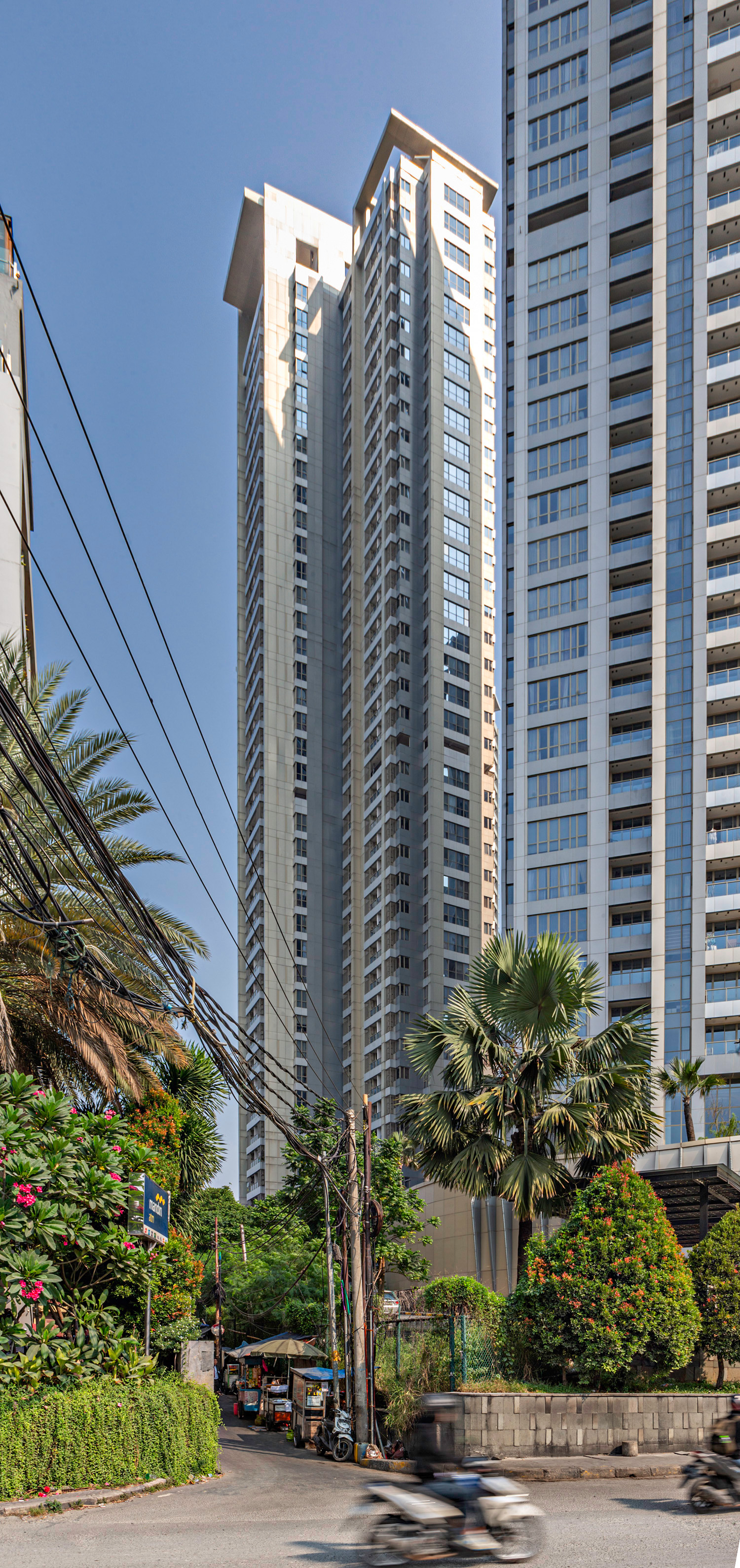 Taman Anggrek Residences Tower E - View from the east 
