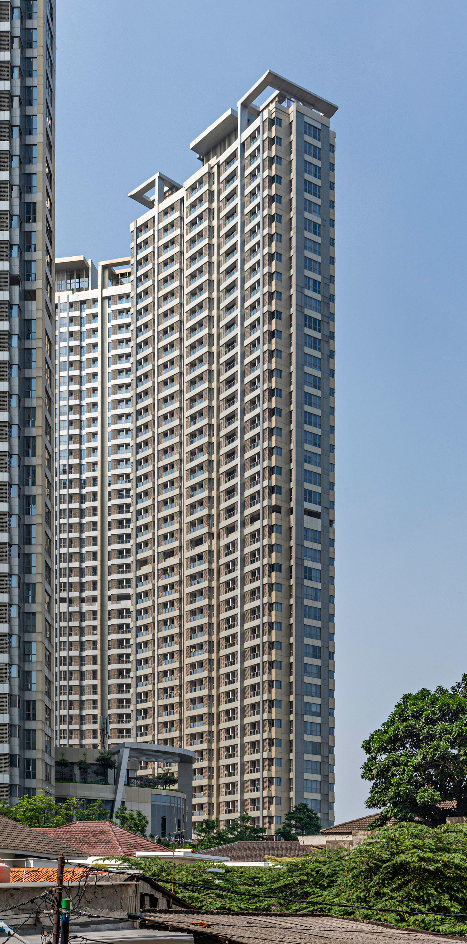 Taman Anggrek Residences Tower F - View from the north 