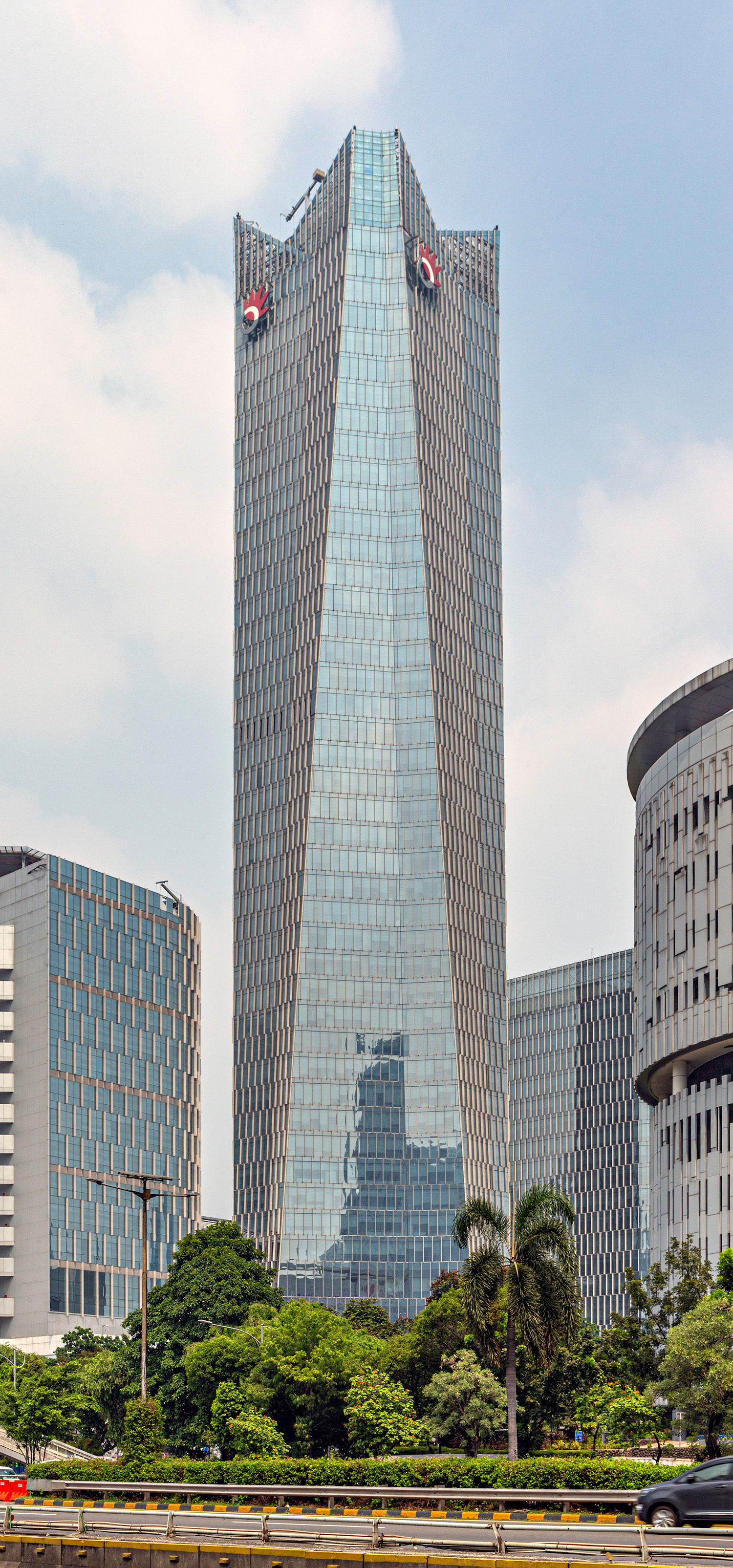 Telkom Landmark Tower 2 - View from the north 