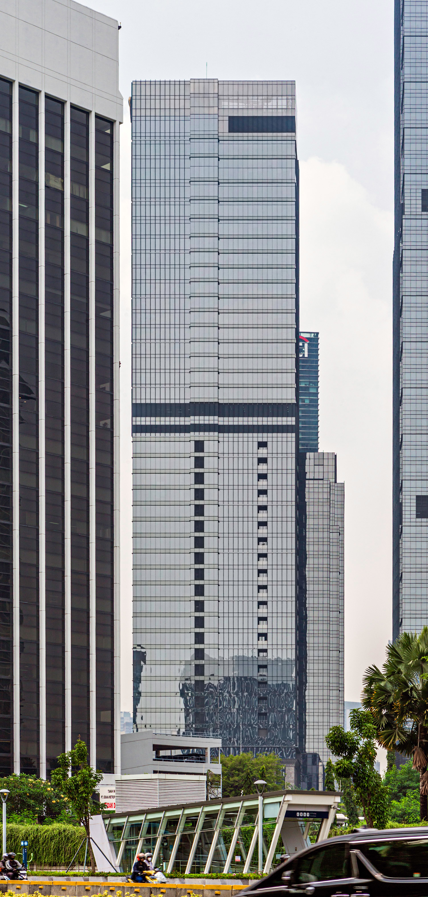 The Langham Jakarta - View from the west 