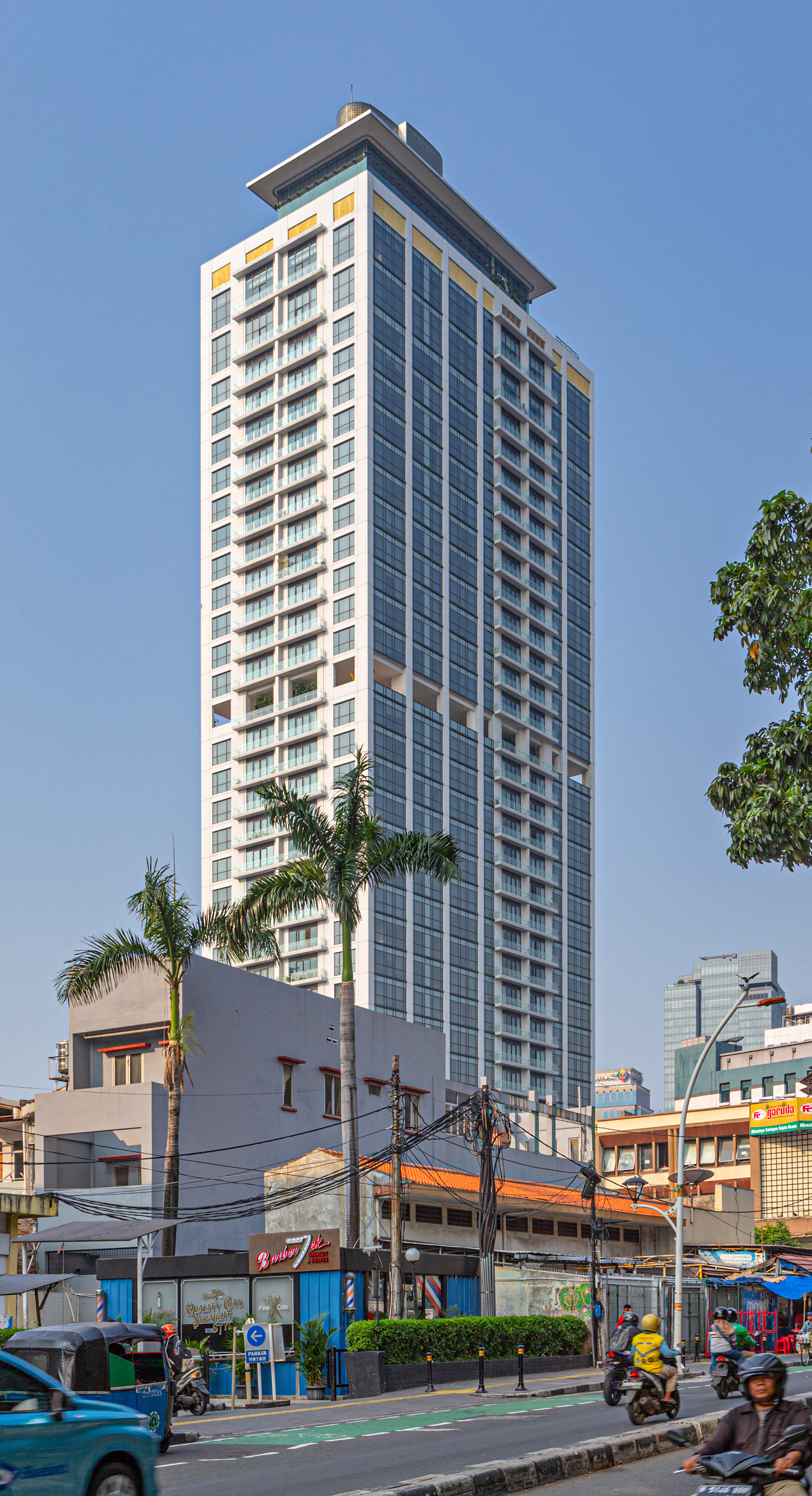 The Pakubuwono Menteng - View from the southwest 
