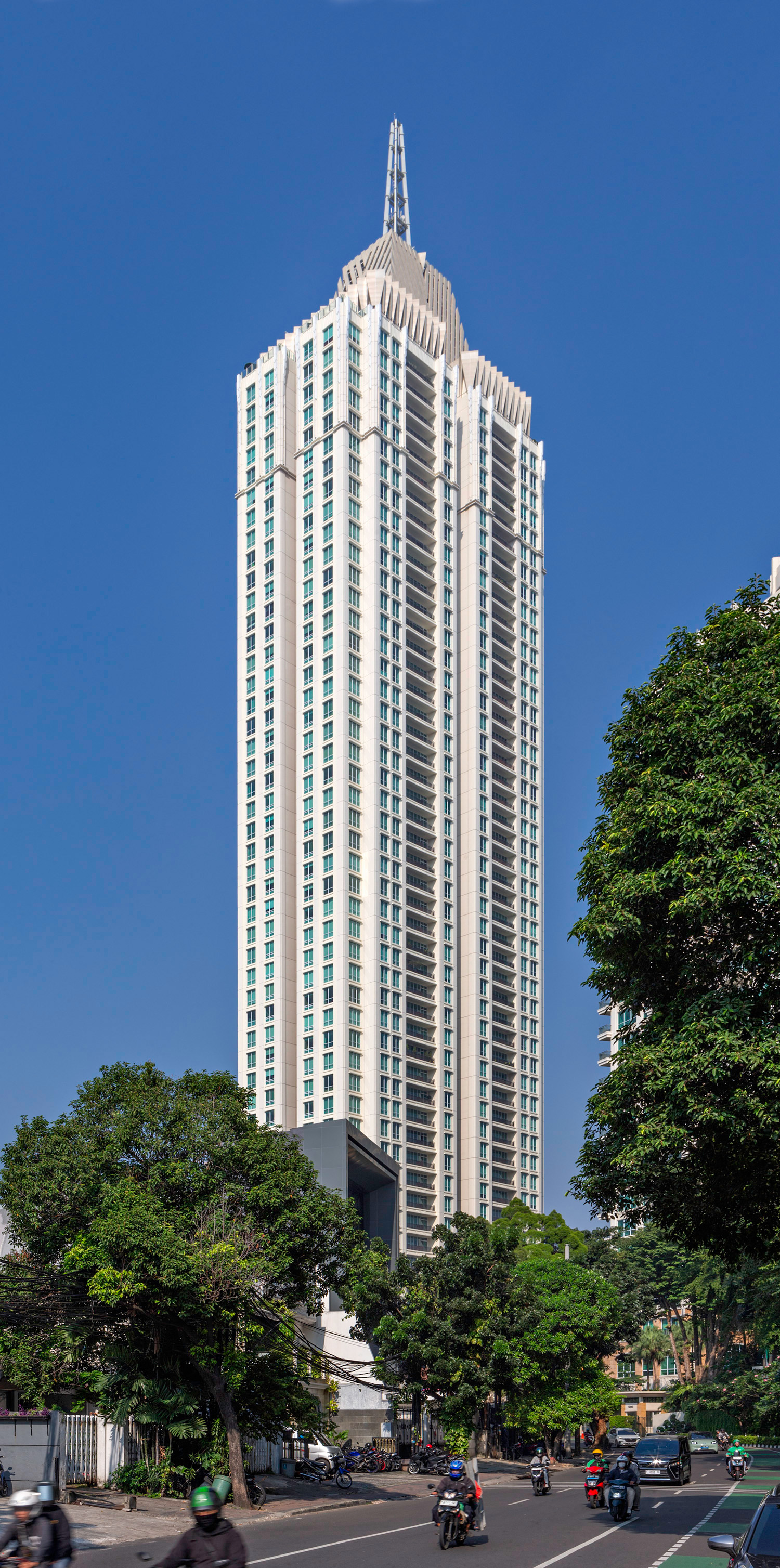 The Pakubuwono Signature - Night view from the northeast 