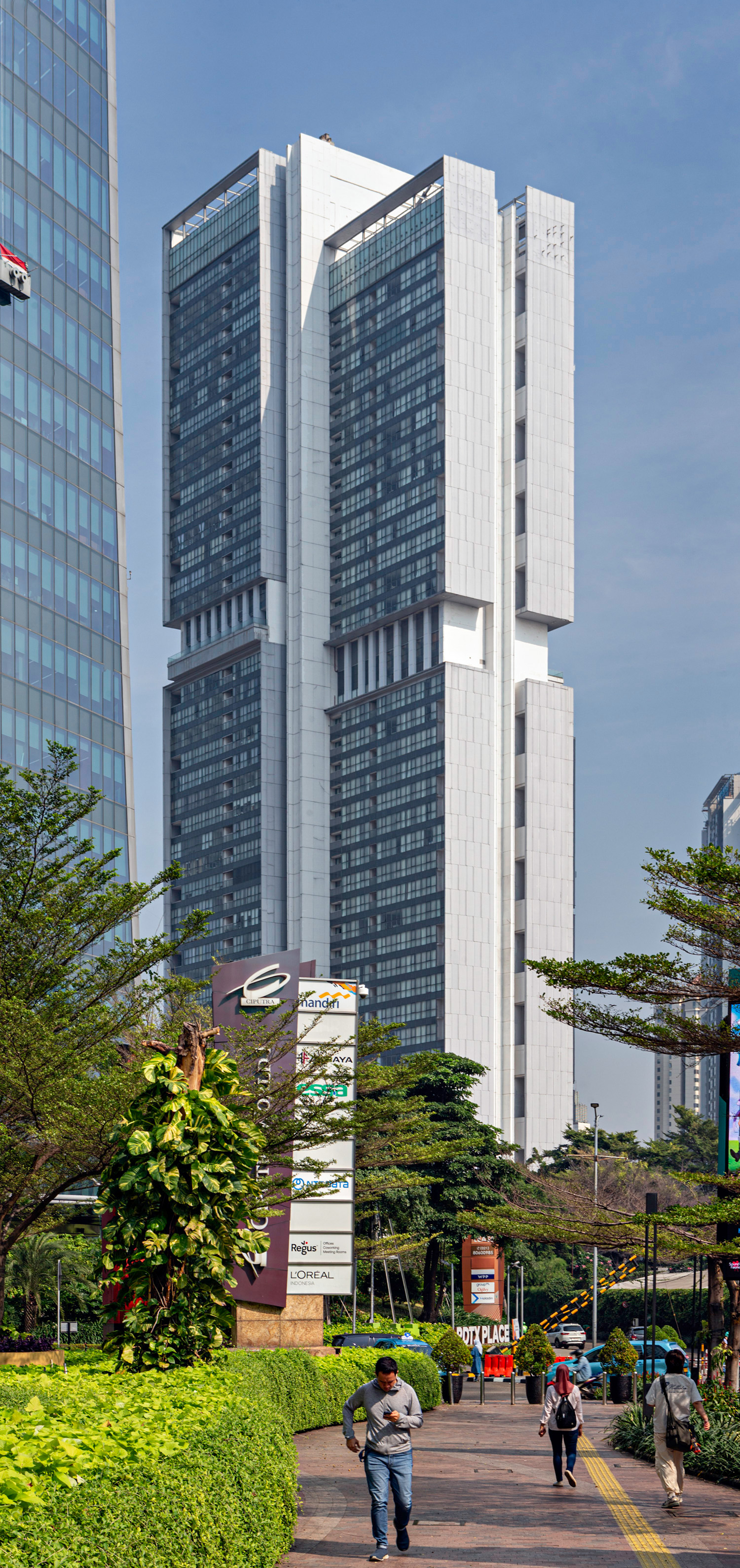 The Residence Satrio - View from the east 