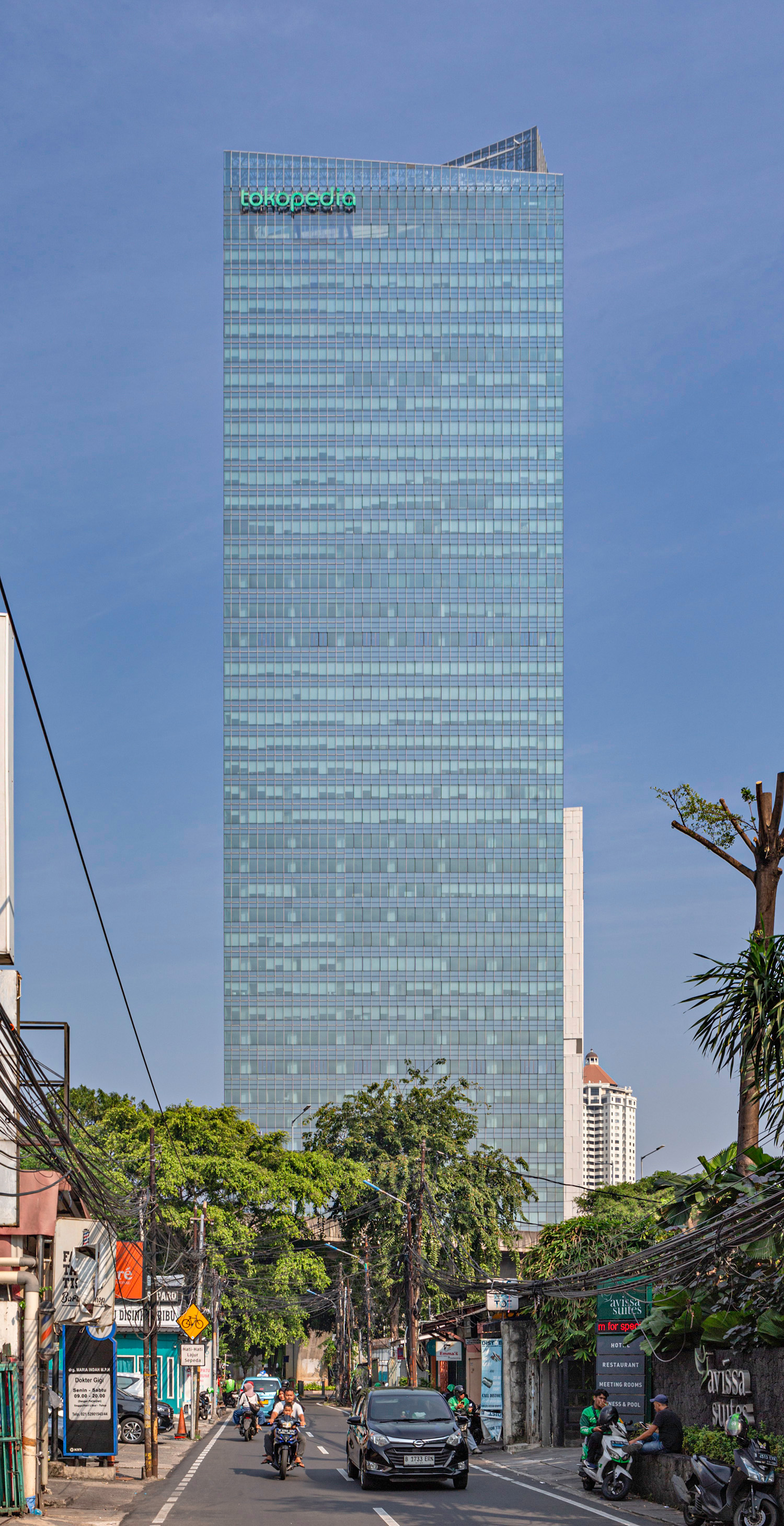 Tokopedia Tower - View from the east 