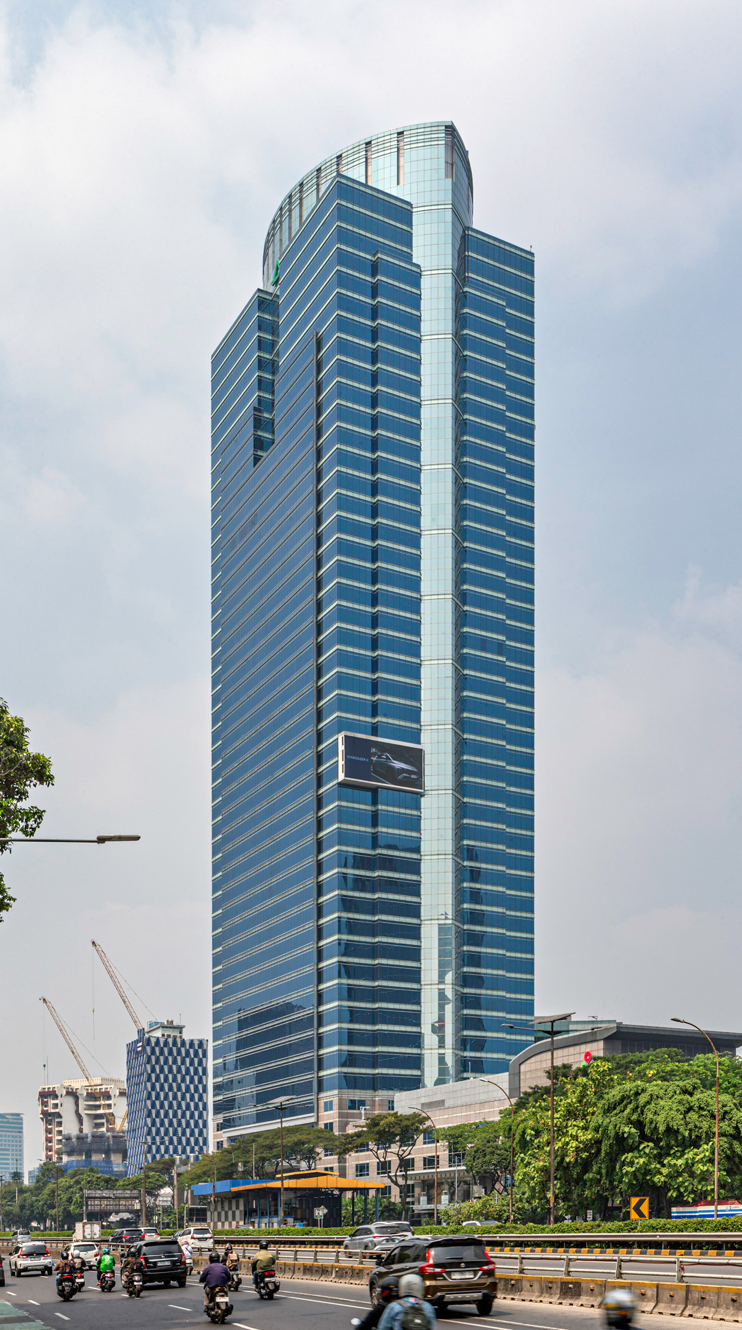 Wisma Mulia - View from the northwest 