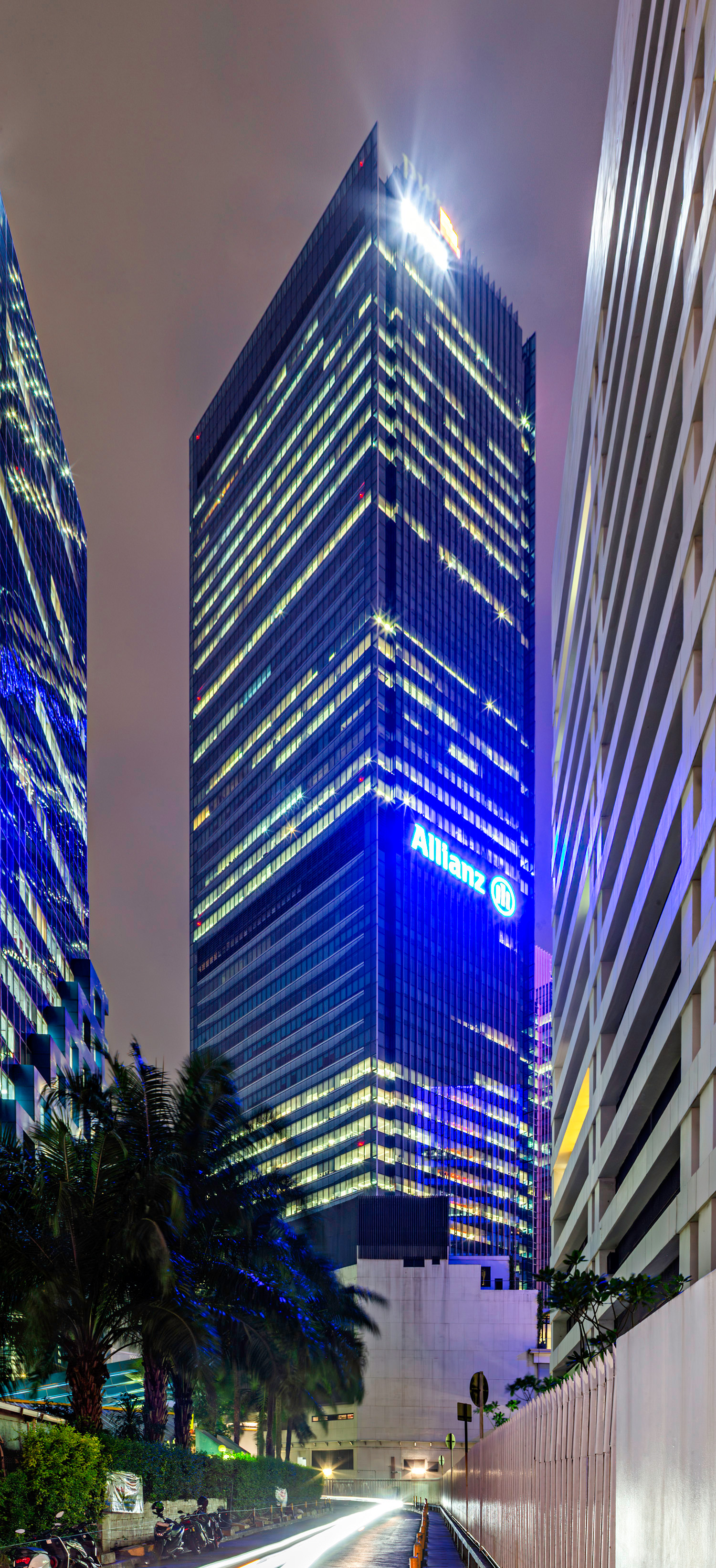 World Trade Centre Tower 3  - Night view from the northwest 